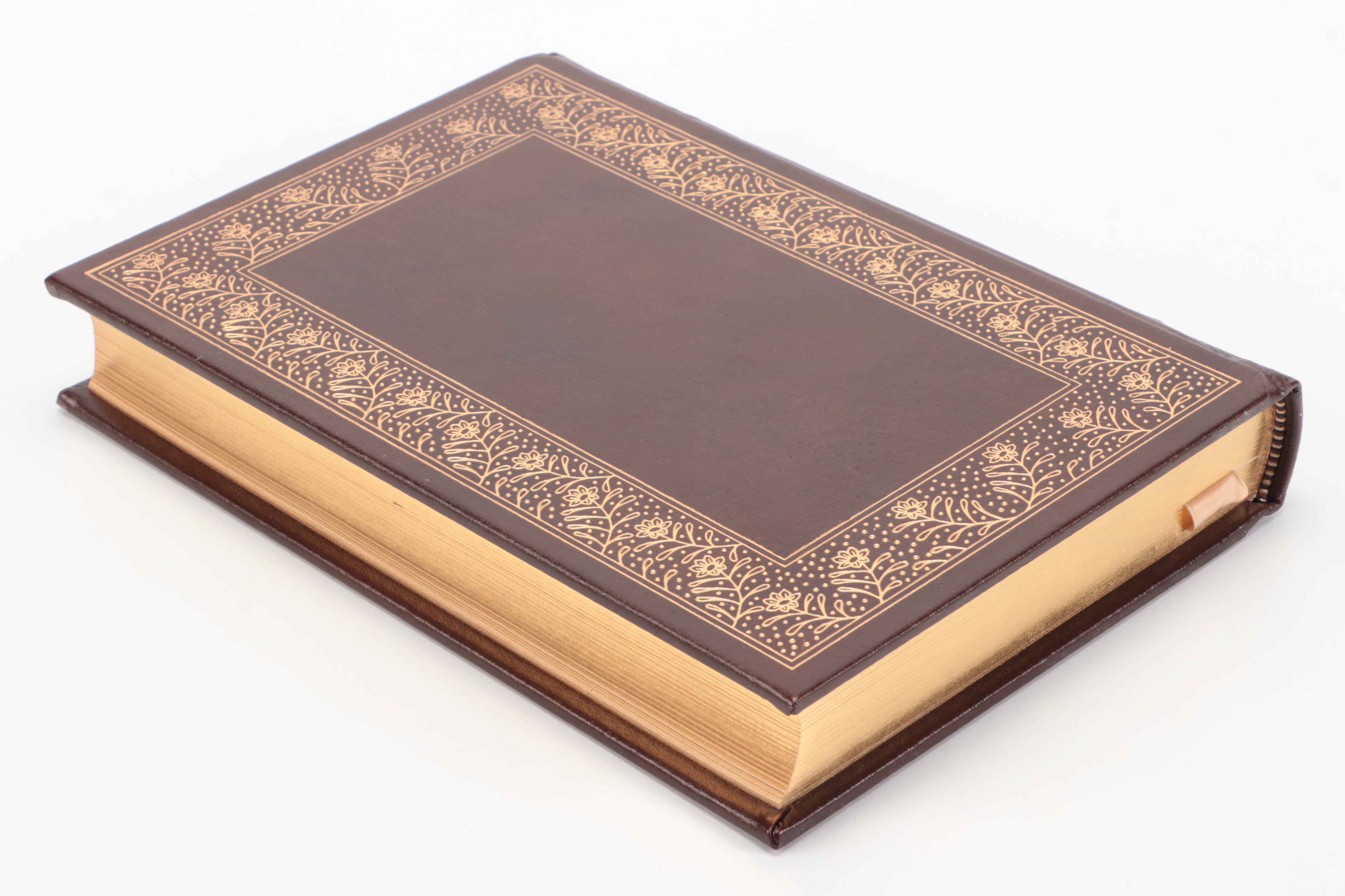 Franklin Library "The Adventures of Huckleberry Finn" and More by Mark Twain