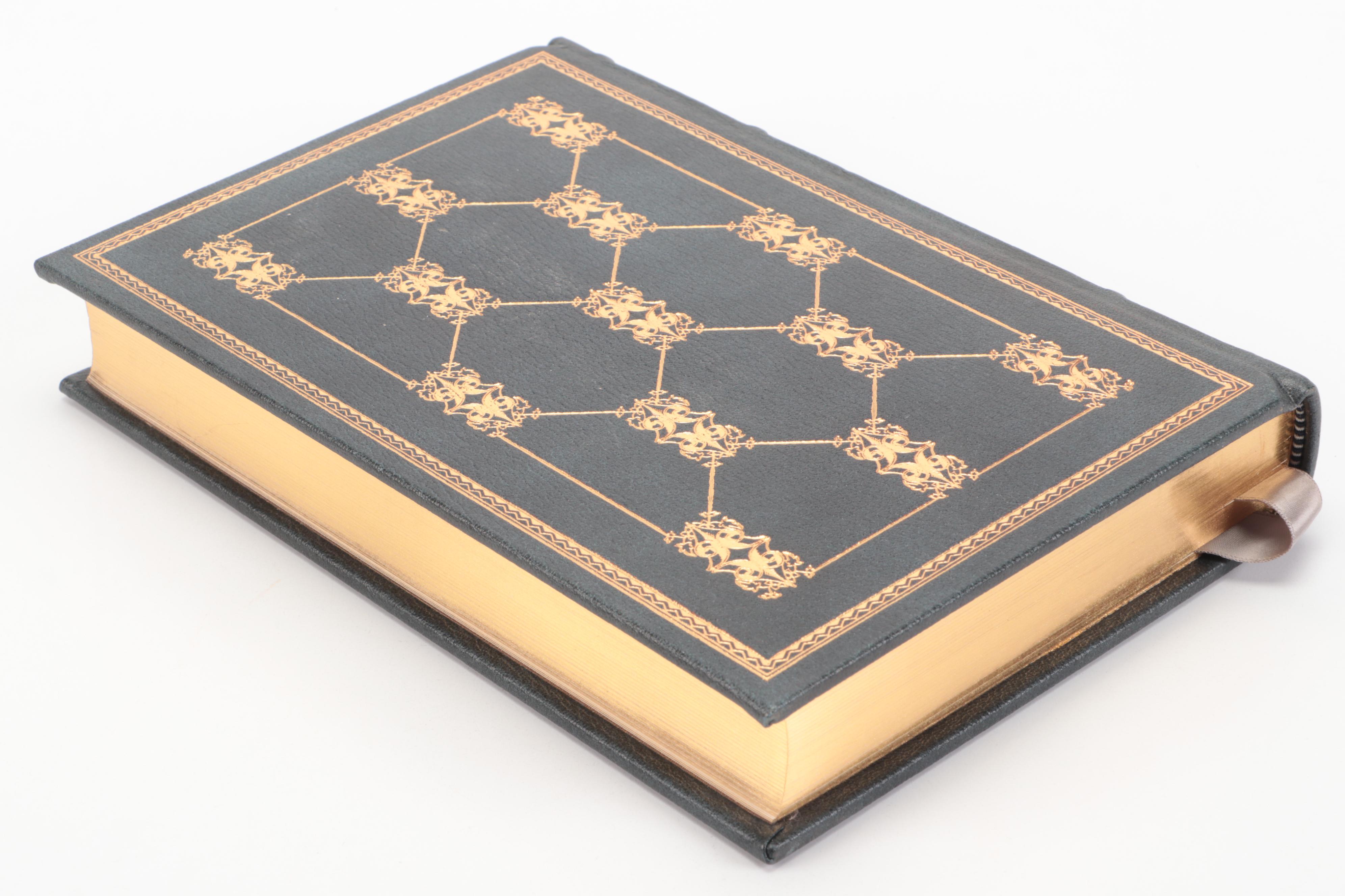 Franklin Library "The Adventures of Huckleberry Finn" and More by Mark Twain