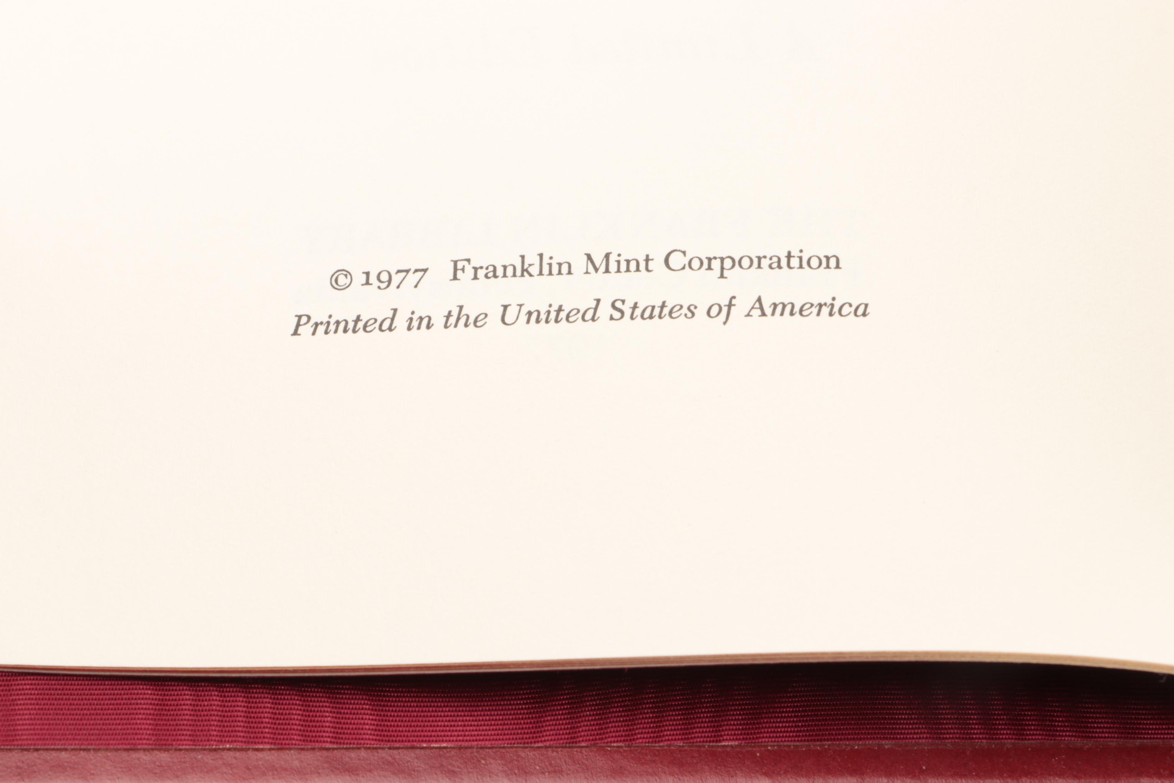 Franklin Library "The Adventures of Huckleberry Finn" and More by Mark Twain