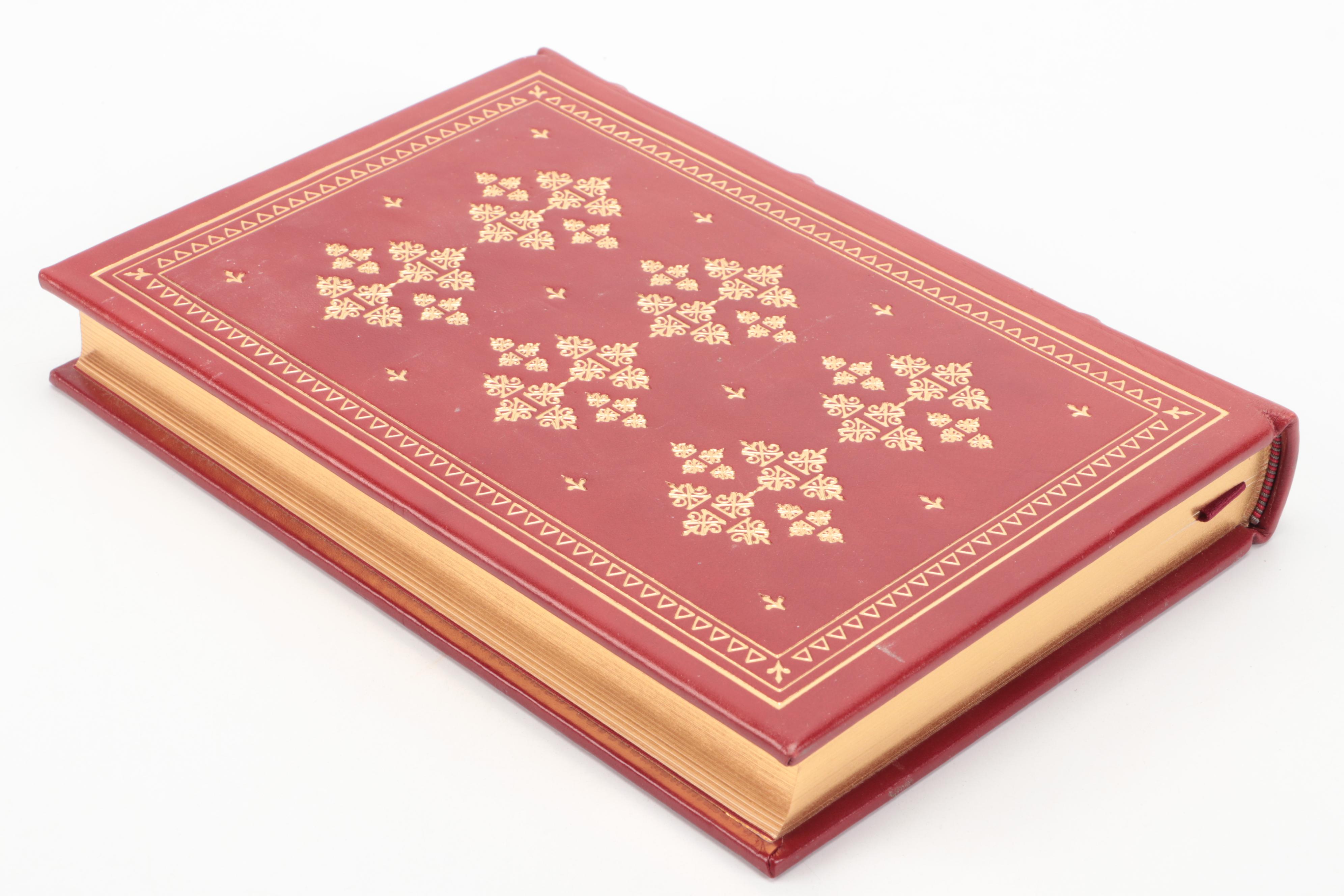 Franklin Library "The Adventures of Huckleberry Finn" and More by Mark Twain