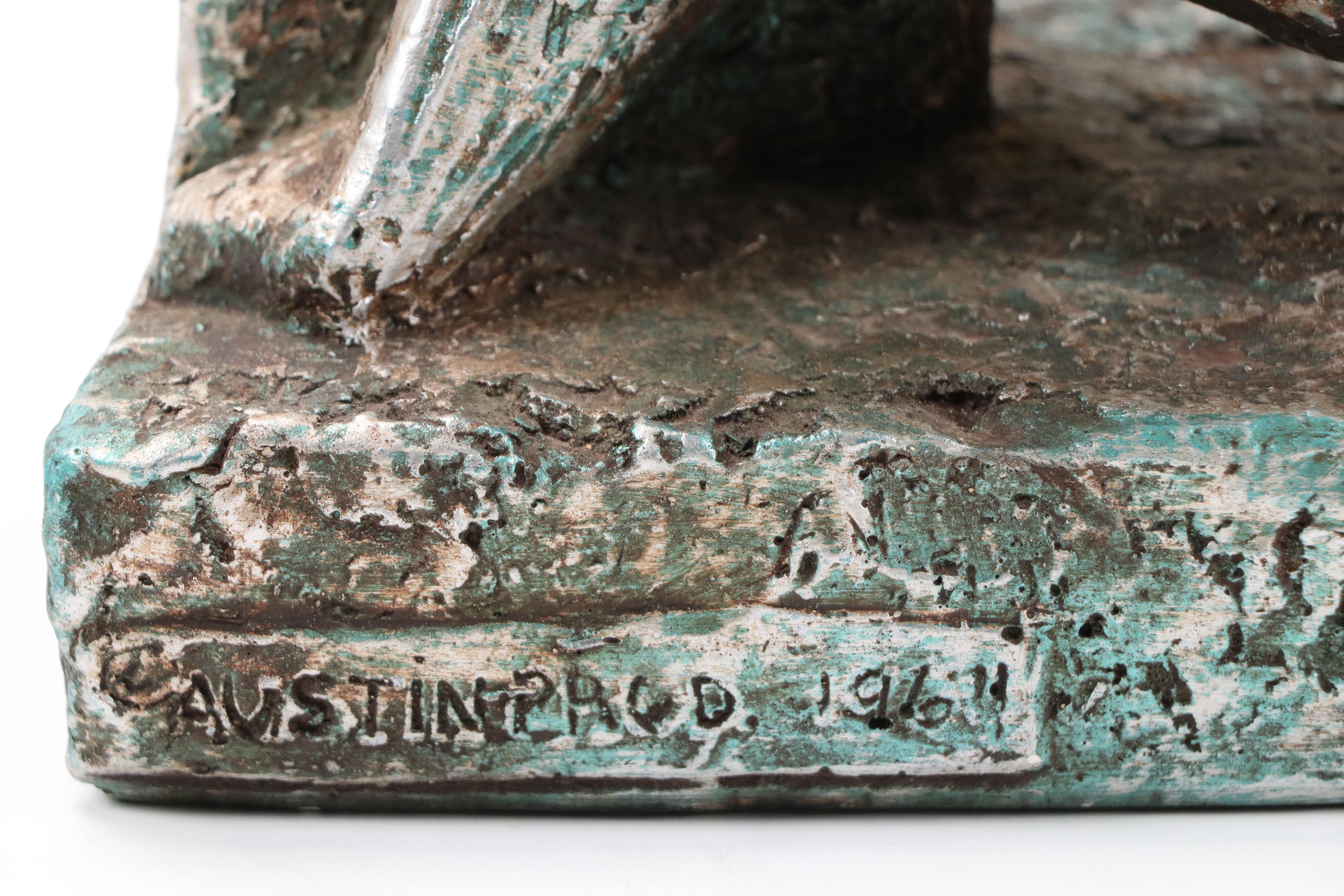 Marthijn De Groot Plaster Sculpture of Bathing Woman, 21st Century