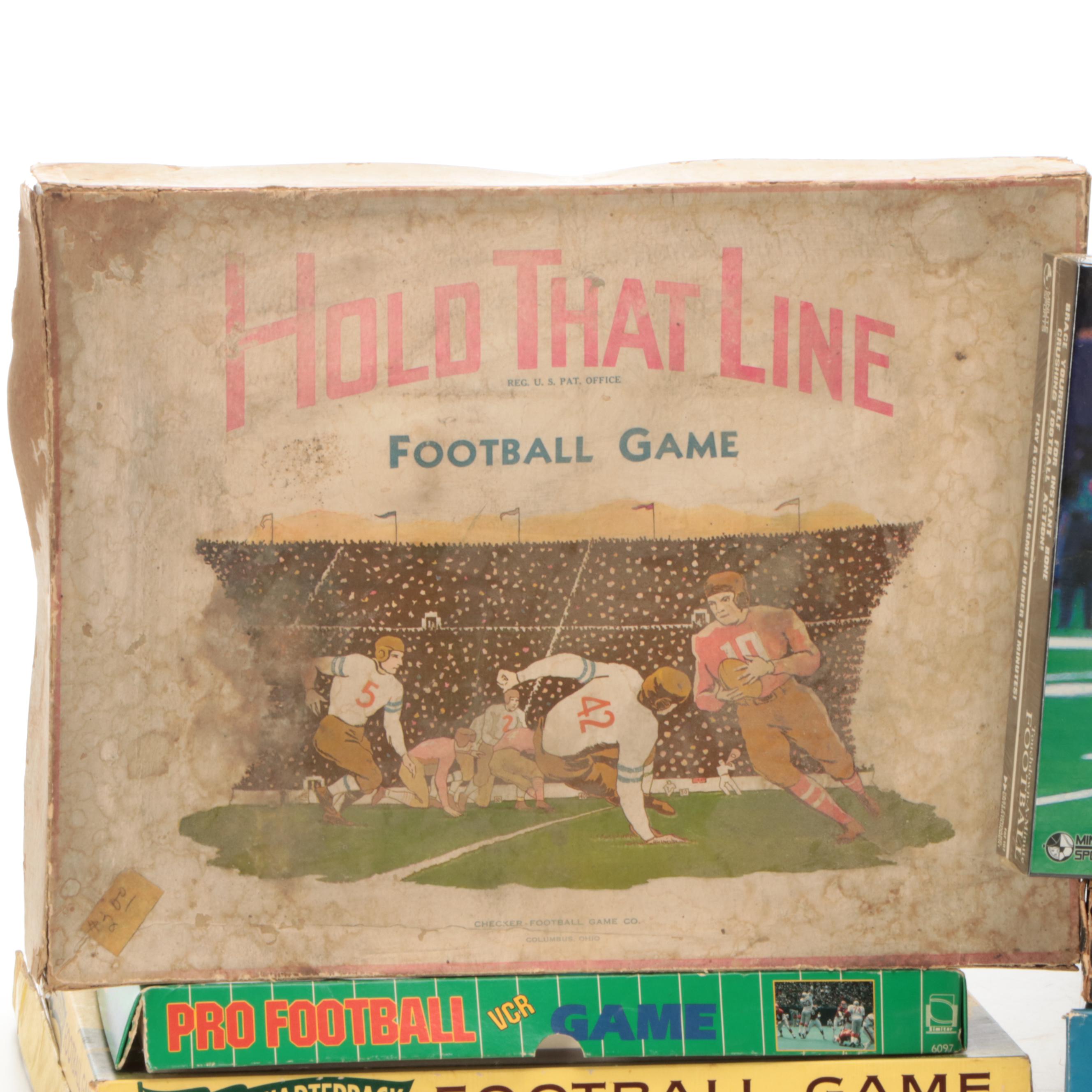 "You're The Quarterback", "Finger Flick", and Other Football Themed Board Games