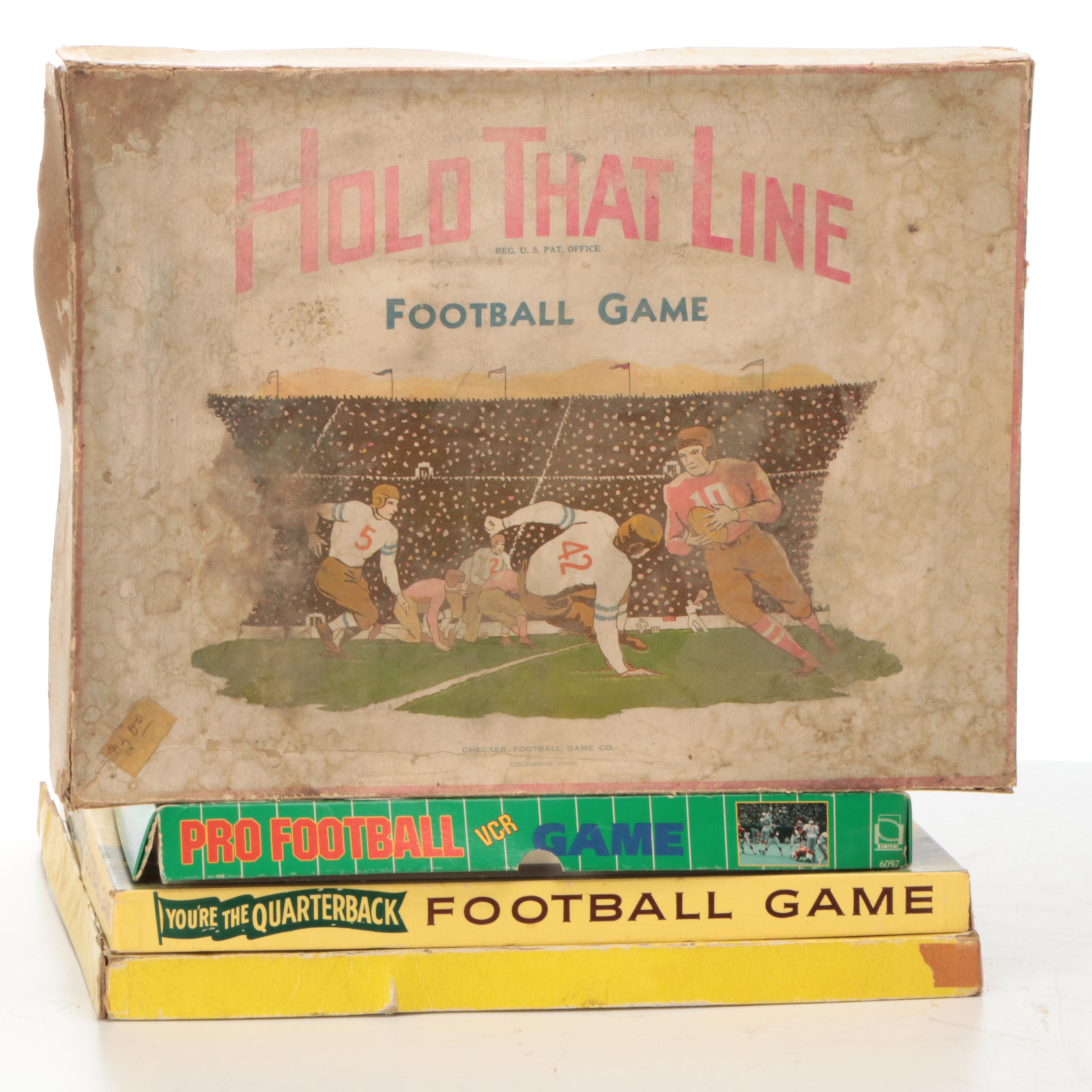 "You're The Quarterback", "Finger Flick", and Other Football Themed Board Games