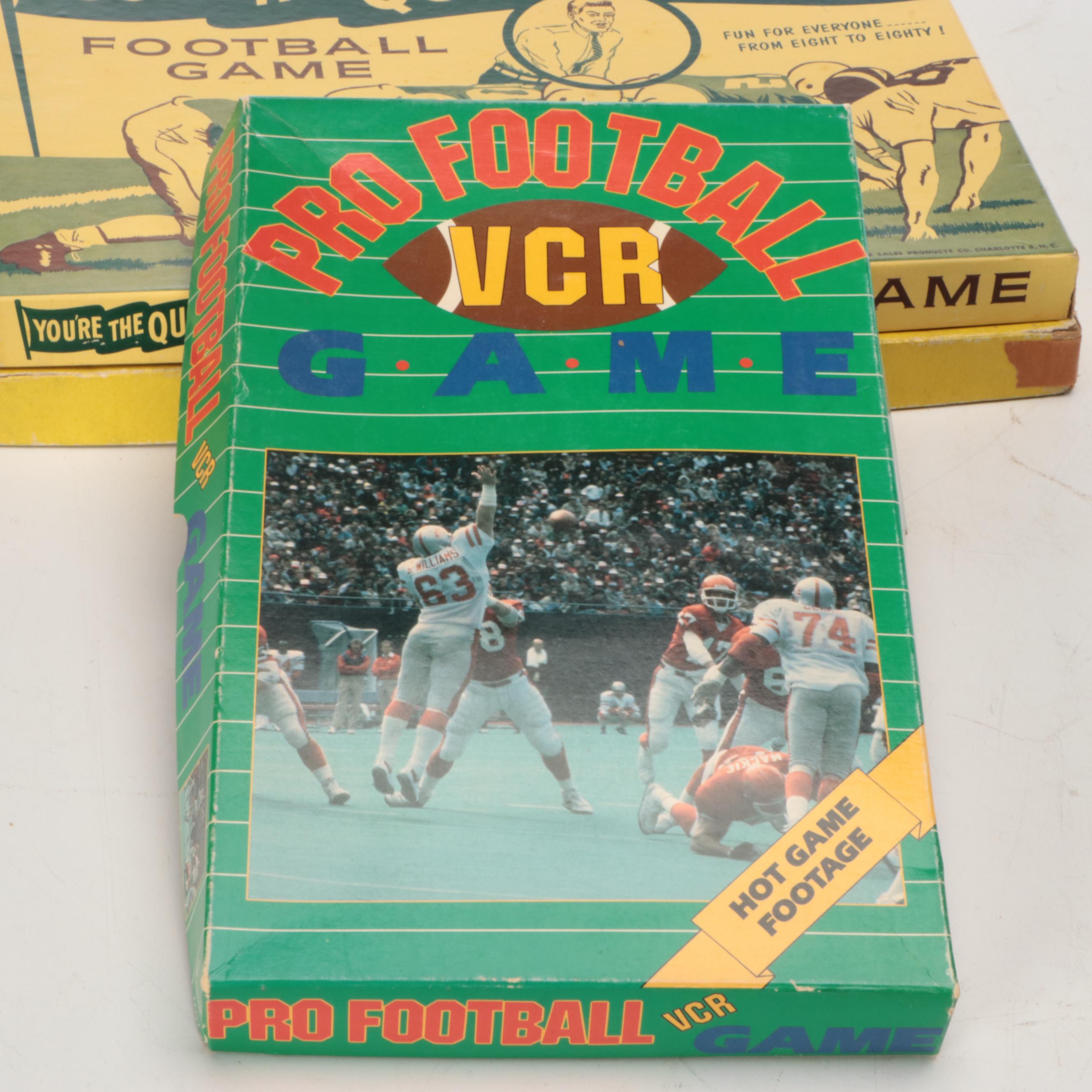 "You're The Quarterback", "Finger Flick", and Other Football Themed Board Games