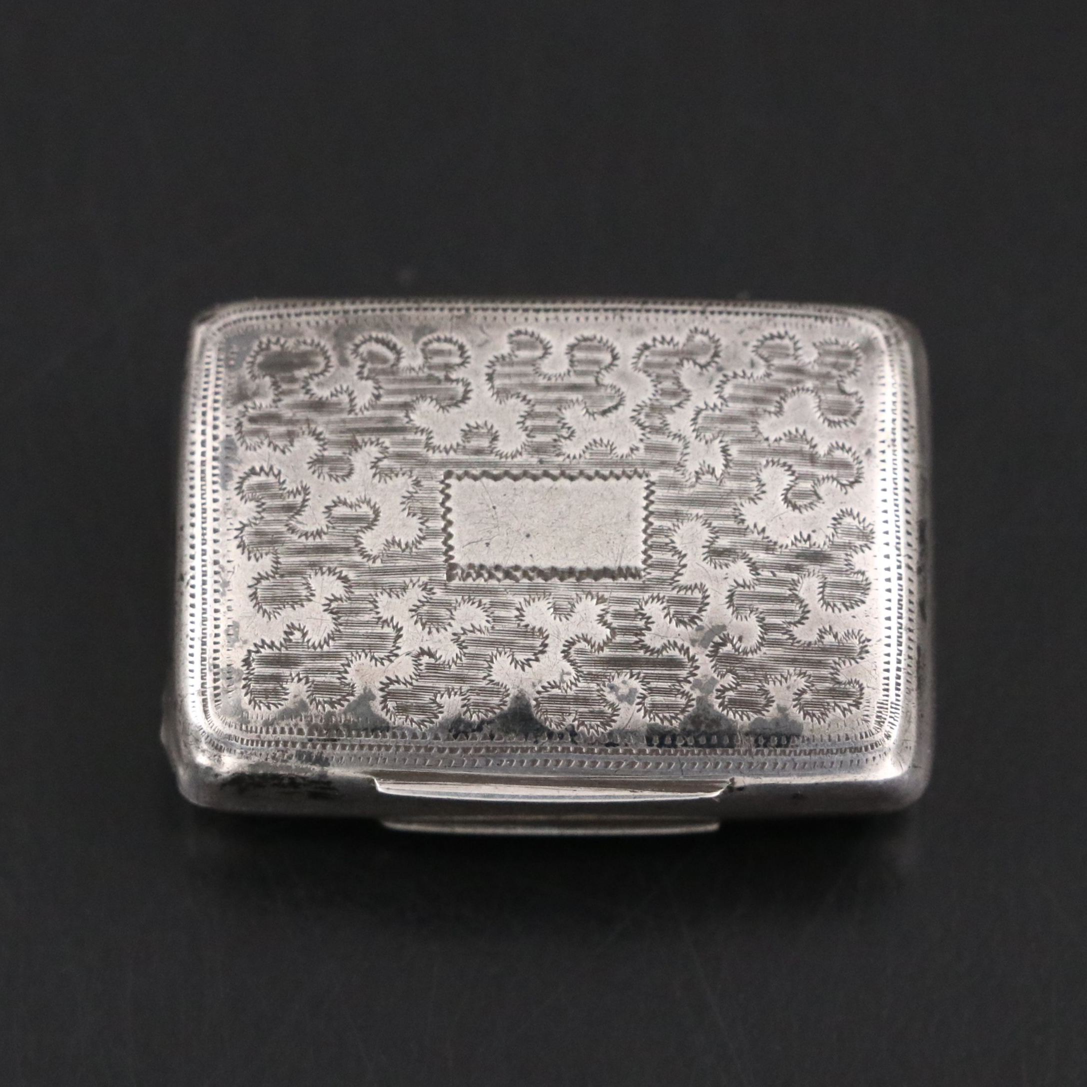 Georgian Gilt Sterling Silver Vinaigrette, Early 19th Century