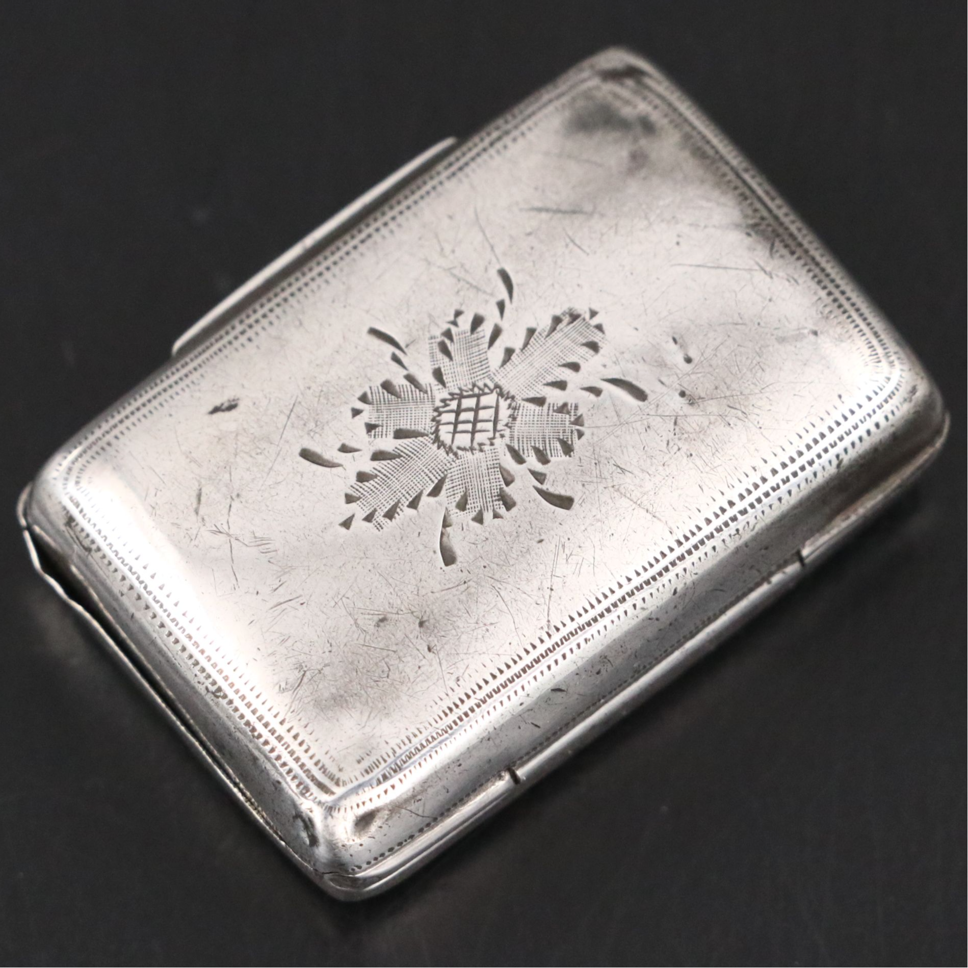 Georgian Gilt Sterling Silver Vinaigrette, Early 19th Century