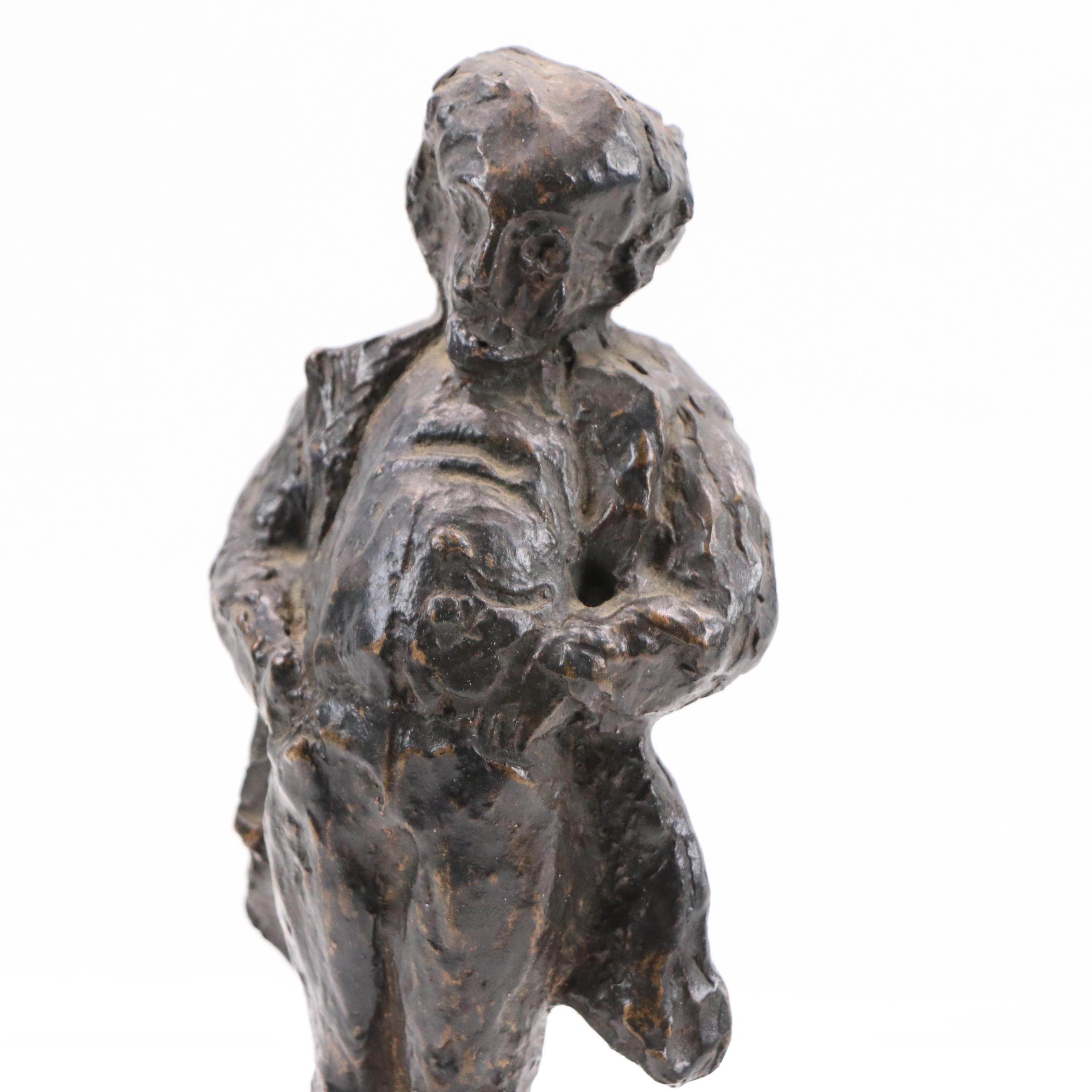 Resin Figurine After Honoré Daumier "The Scoffer," 21st Century