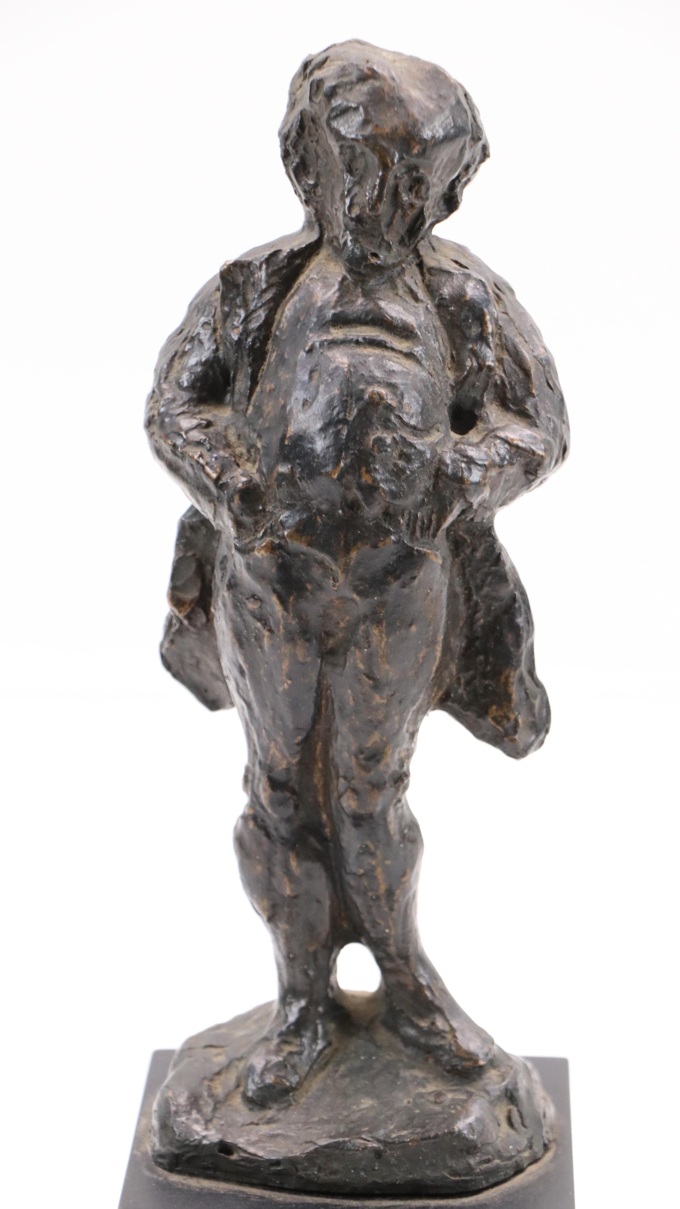 Resin Figurine After Honoré Daumier "The Scoffer," 21st Century