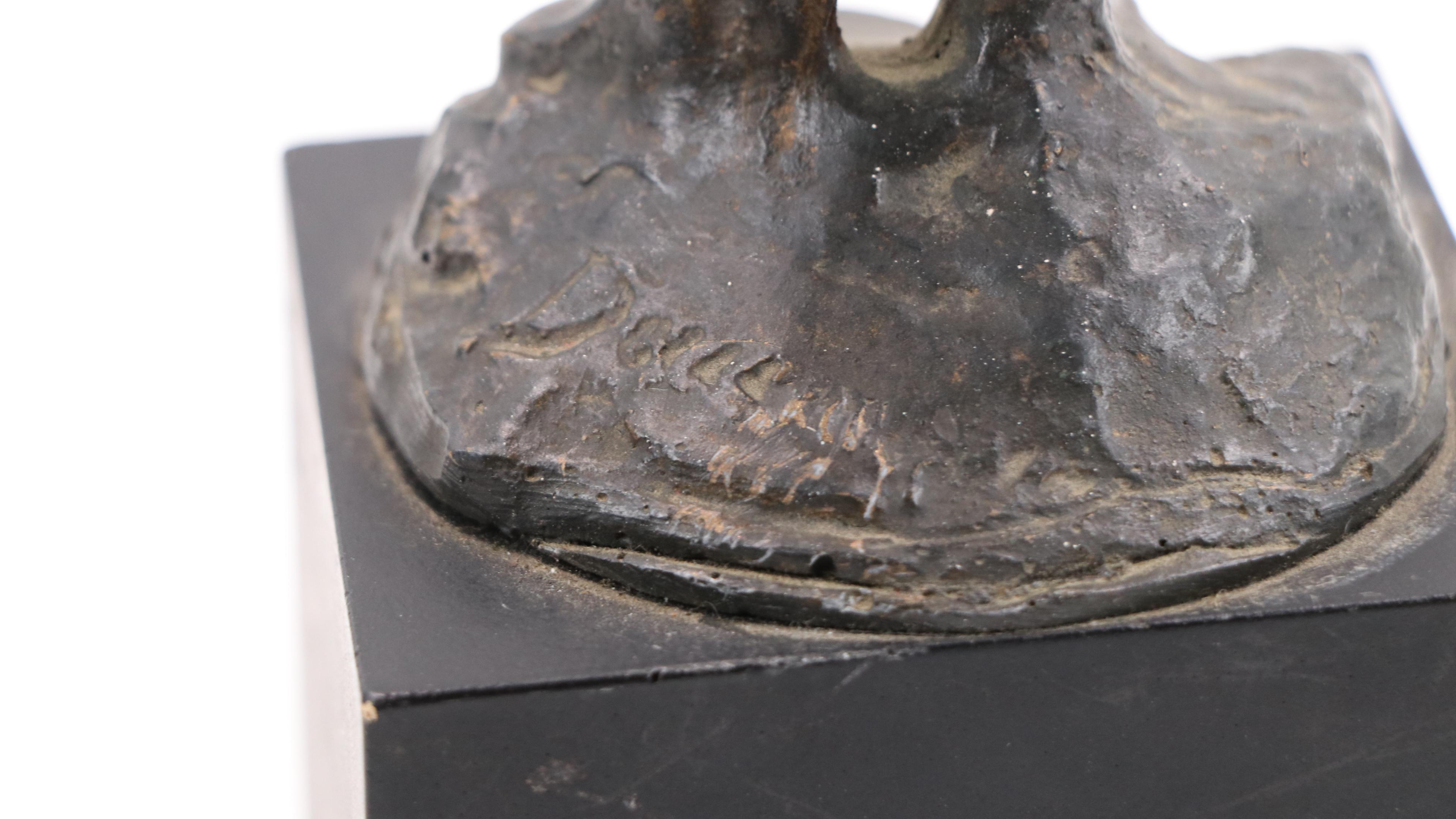 Resin Figurine After Honoré Daumier "The Scoffer," 21st Century