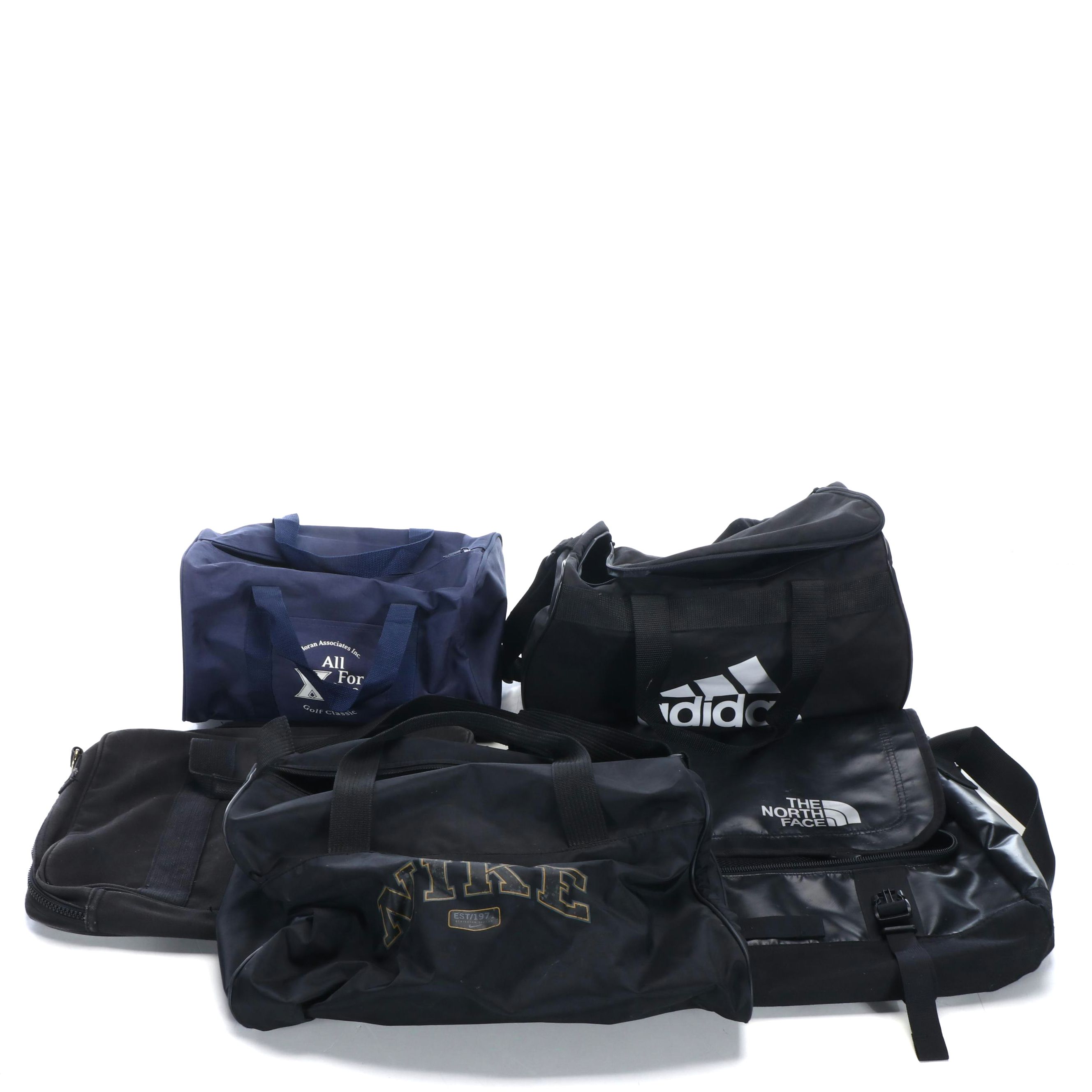 The North Face Large Messenger Bag, Adidas and Nike Small Duffle Bag and More