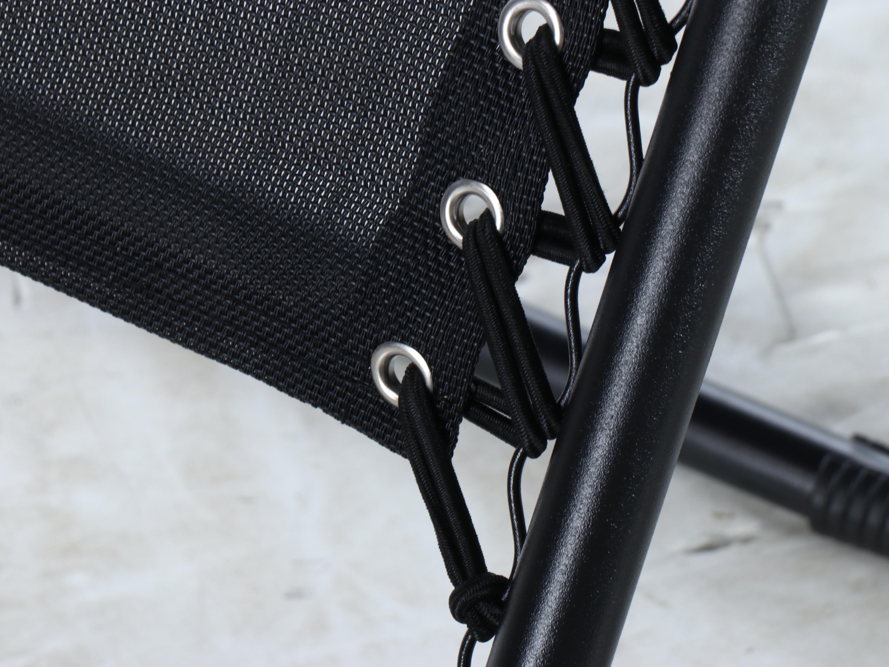 Contemporary Black "Zero Gravity" Folding Lounge Chair