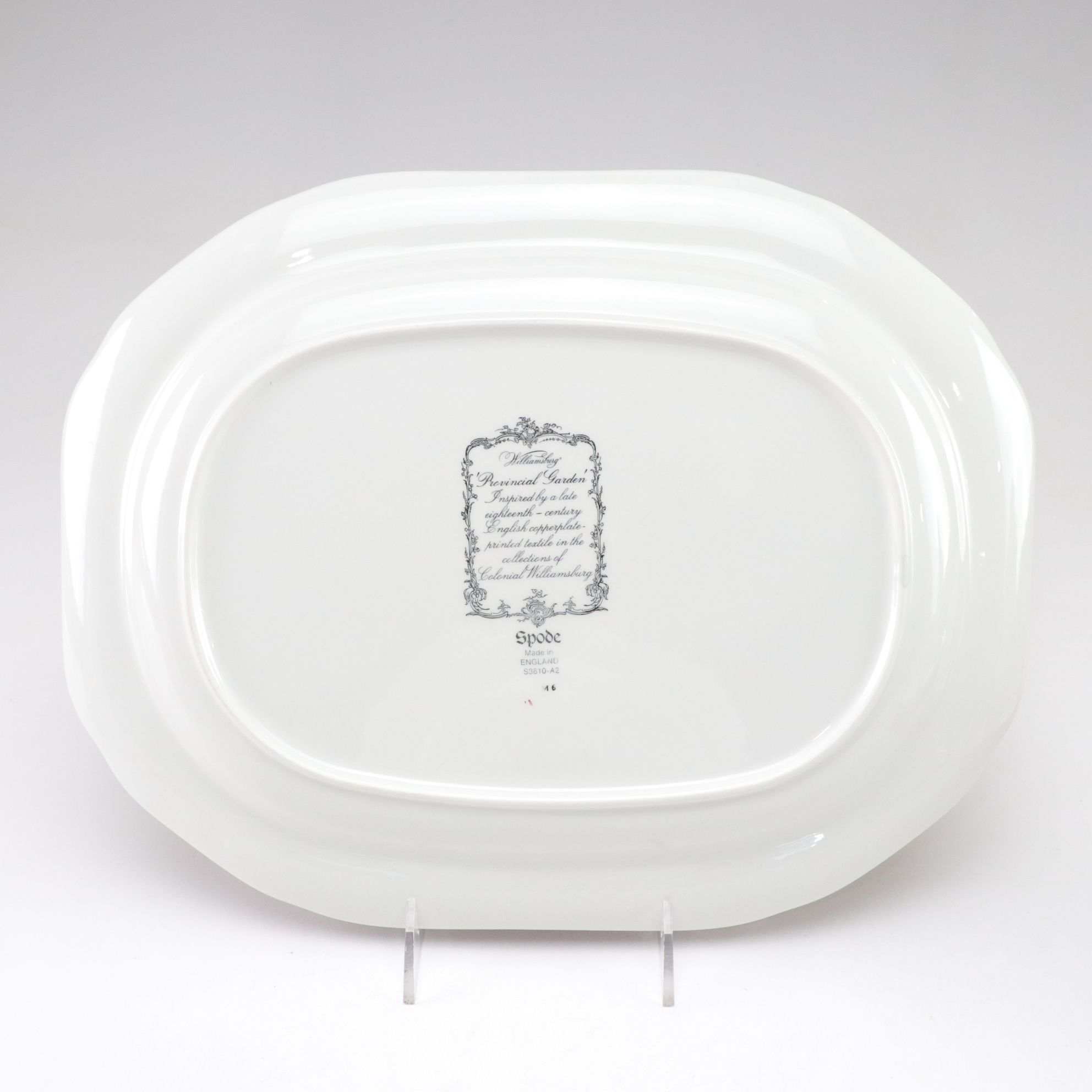 Spode Williamsburg "Provincial Garden" Cranberry Dinnerware and Patterned Fabric