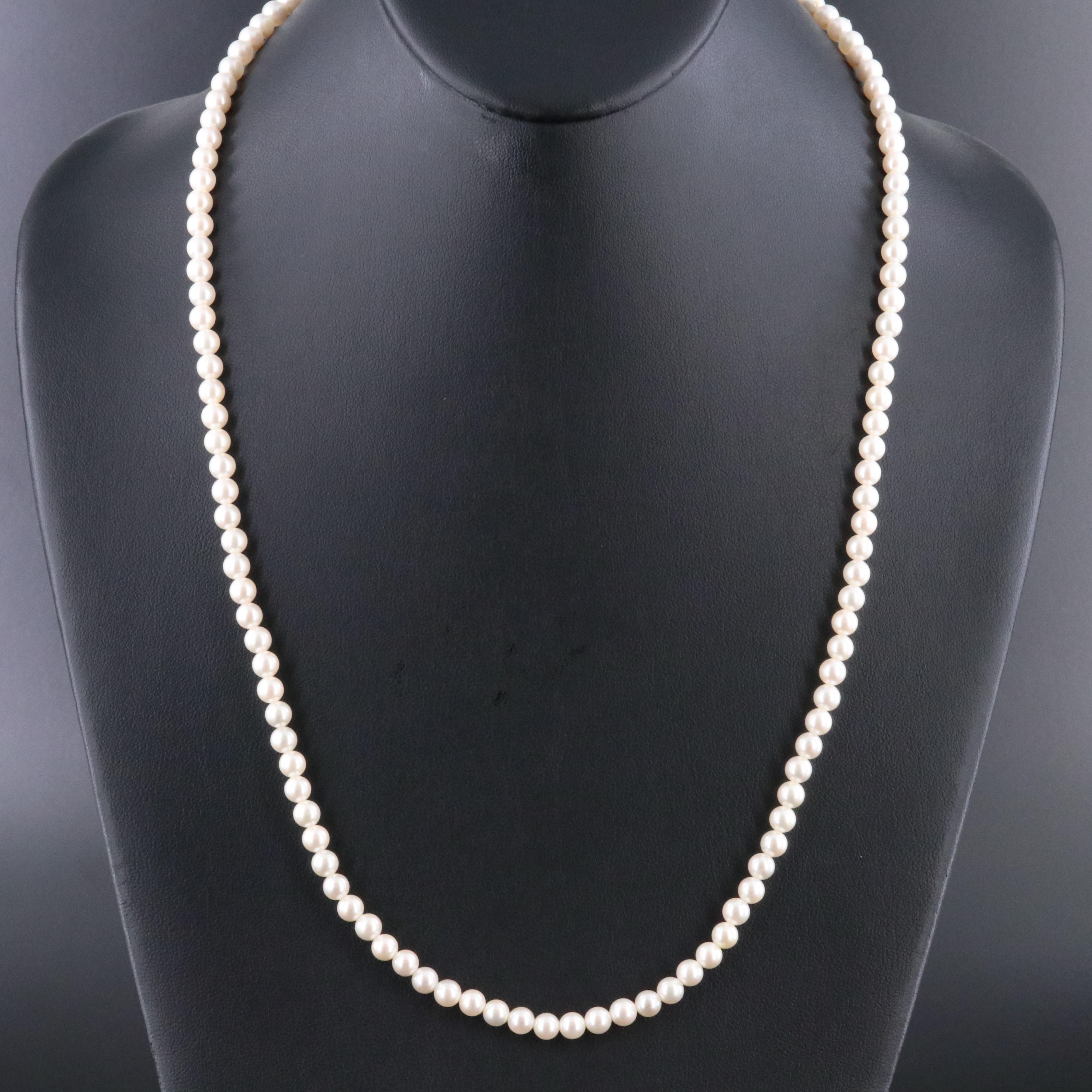 Faux Pearl Necklace