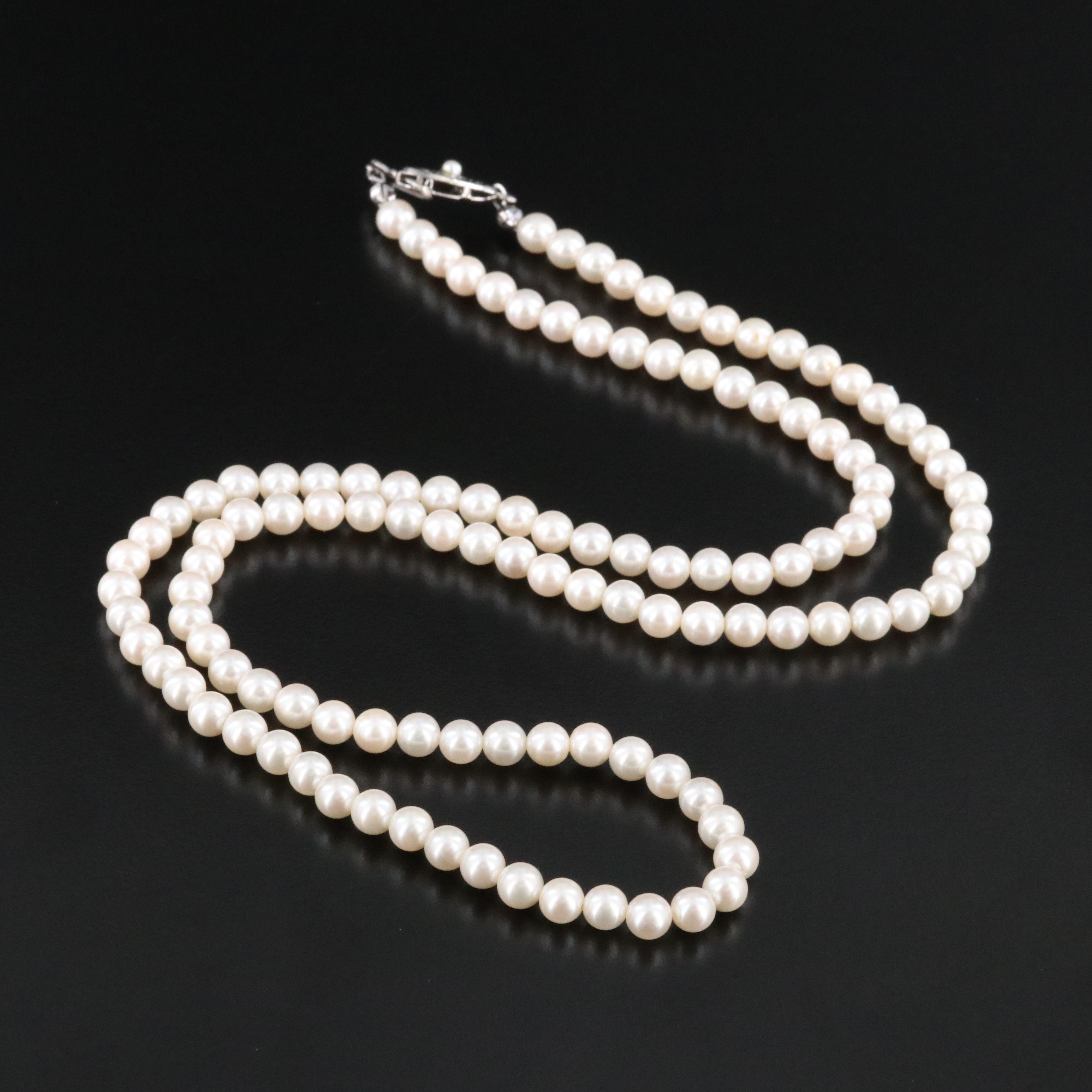 Faux Pearl Necklace