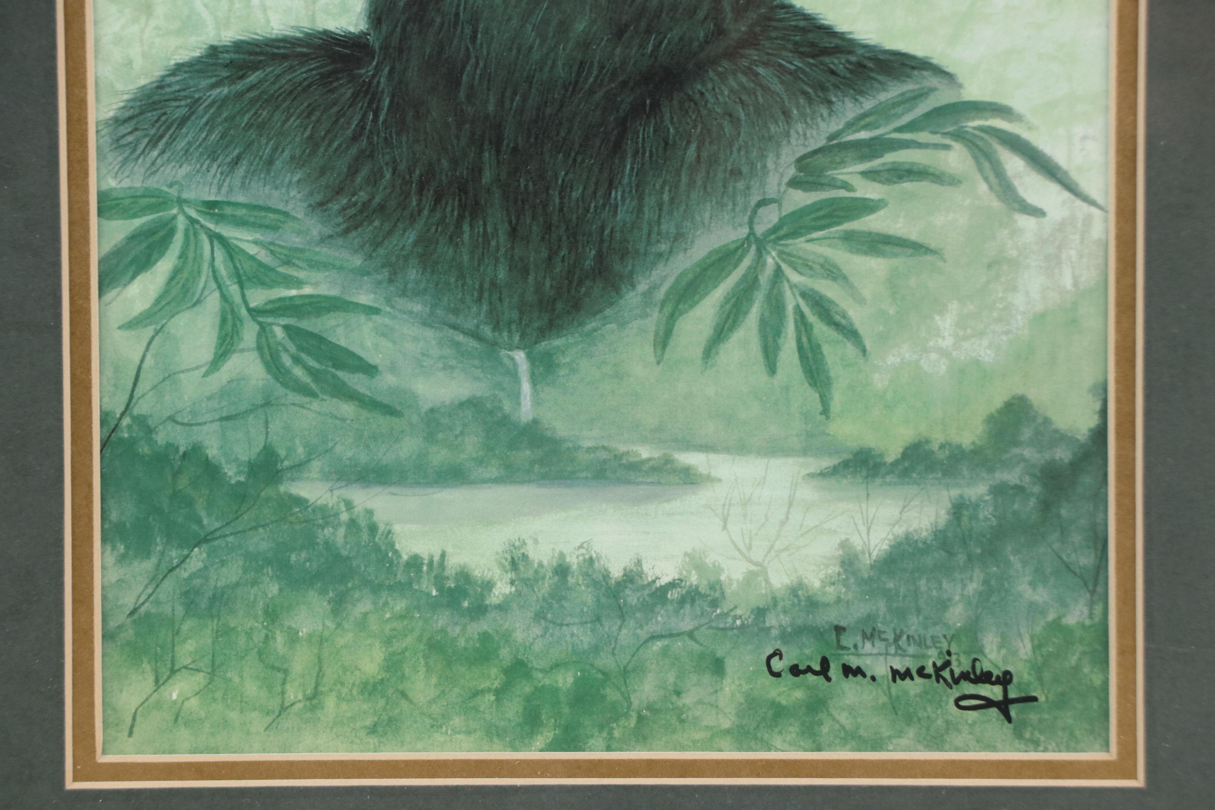 Carl M. McKinly Giclée of a Gorilla, 21st Century