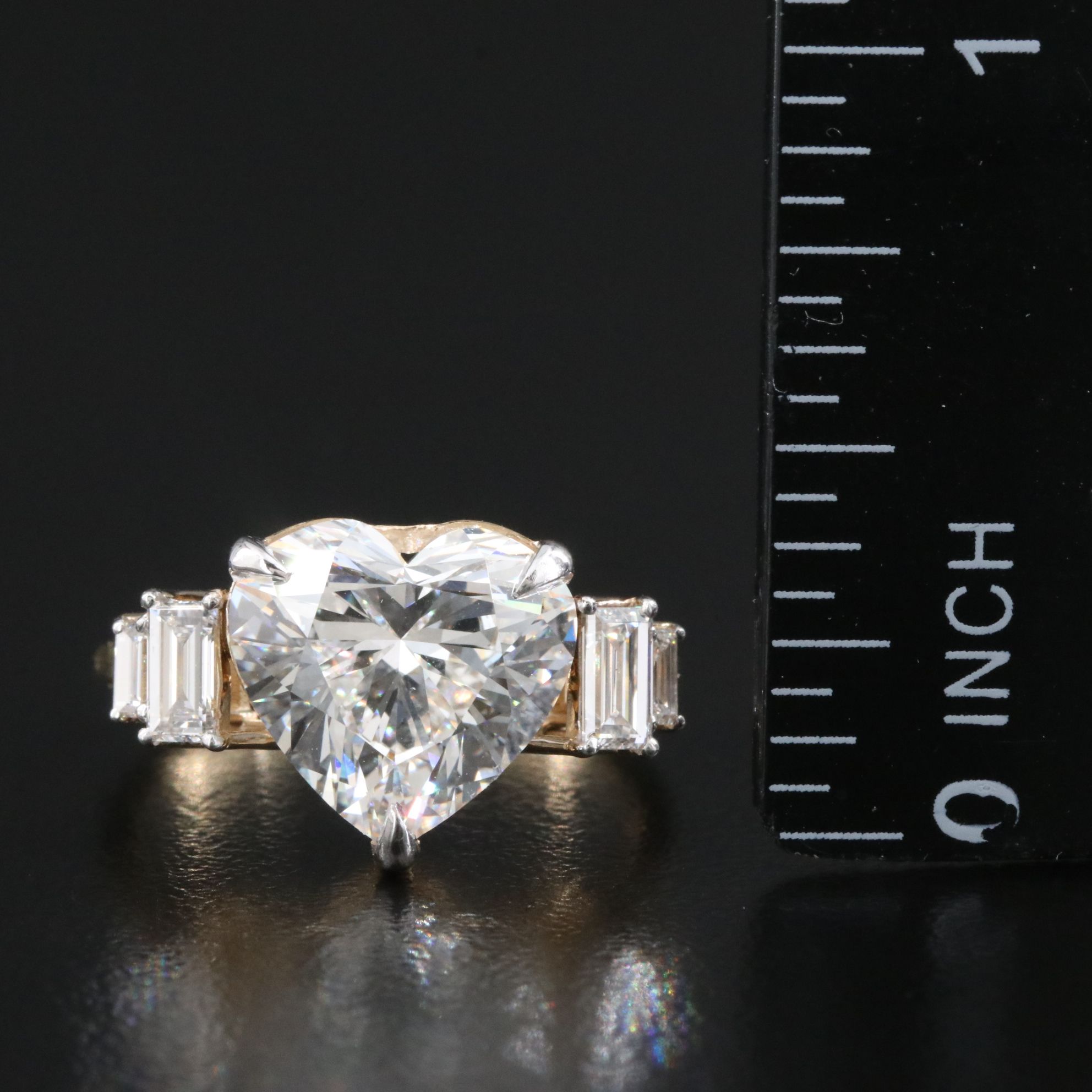 14K 4.62 CTW Lab Grown Diamond Ring with IGI Report