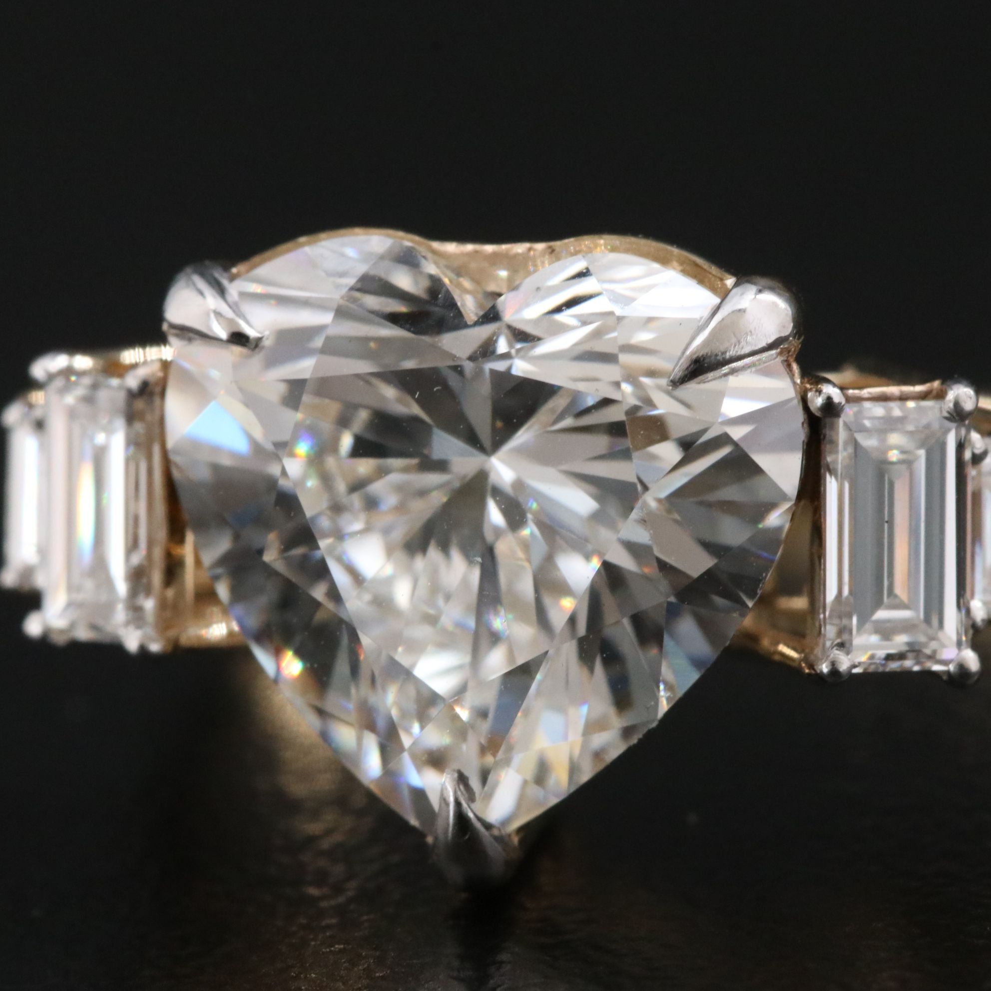 14K 4.62 CTW Lab Grown Diamond Ring with IGI Report