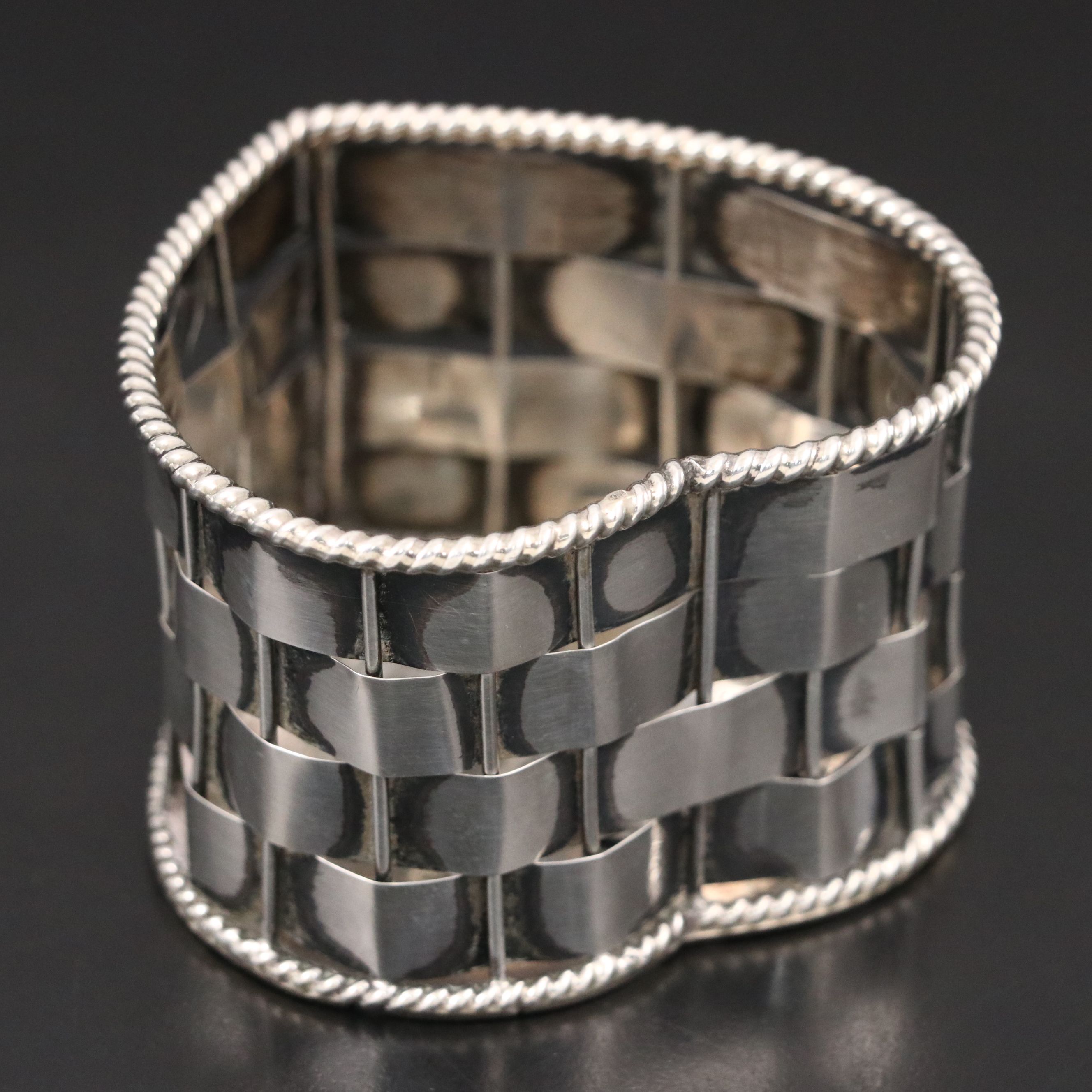 Cartier Miniature Sterling Silver Baskets