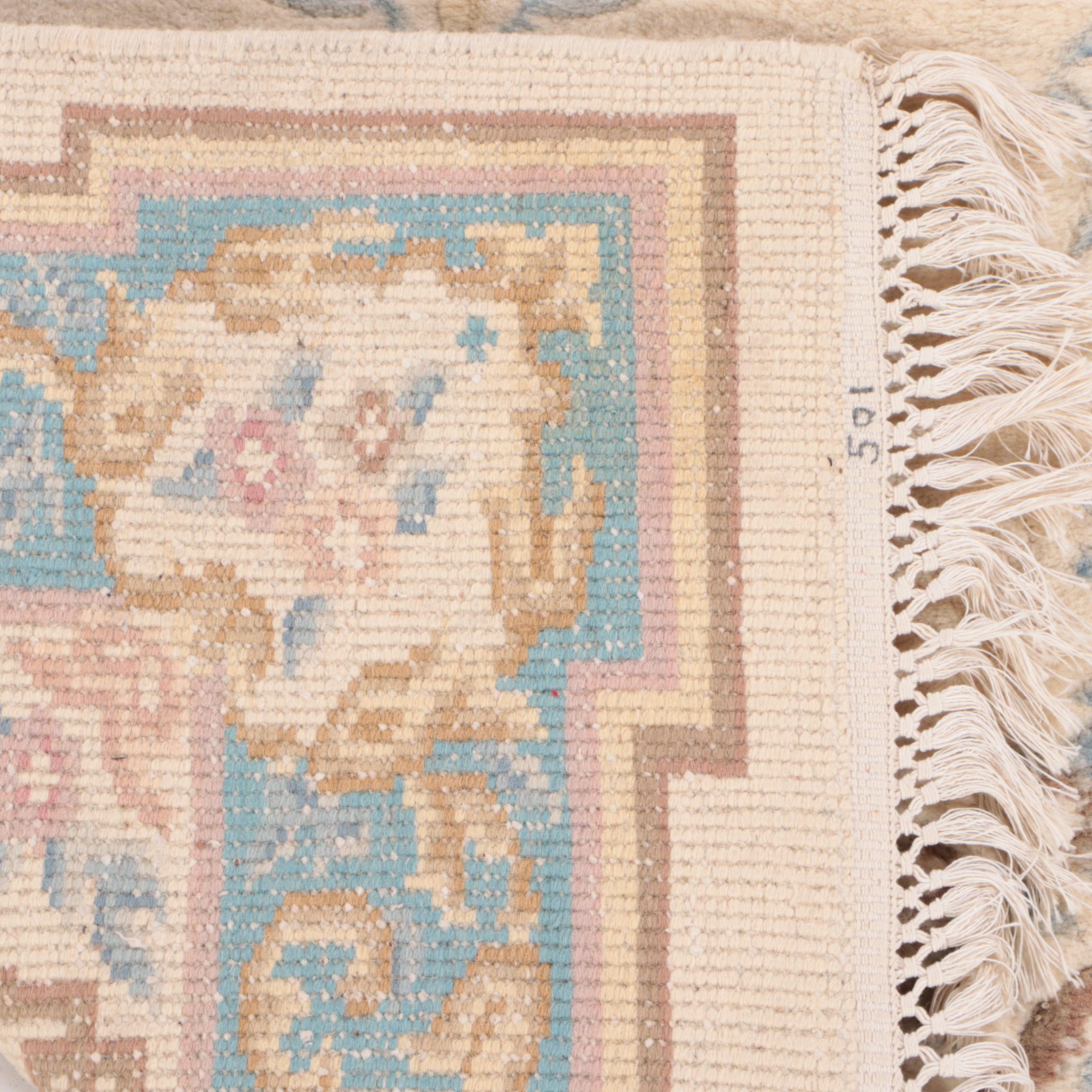 3'1 x 5'6 Hand-Knotted Chinese Nichols Art Deco Style Area Rug