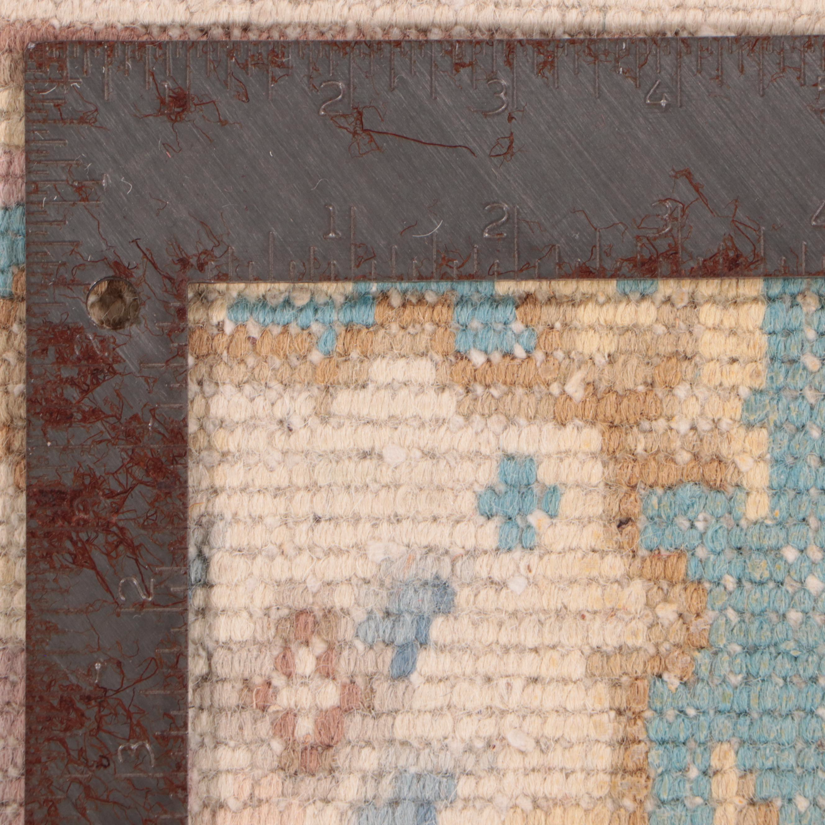 3'1 x 5'6 Hand-Knotted Chinese Nichols Art Deco Style Area Rug