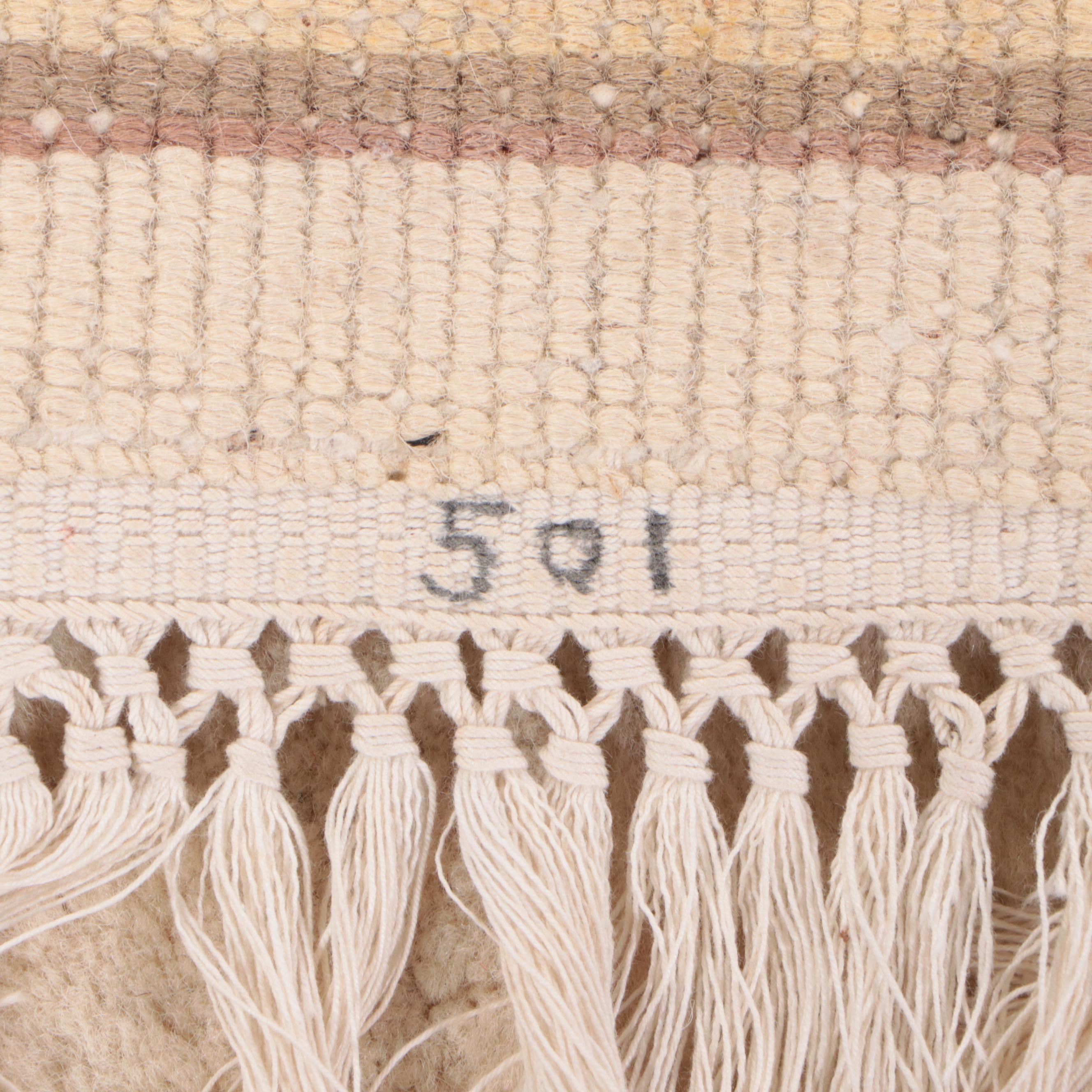 3'1 x 5'6 Hand-Knotted Chinese Nichols Art Deco Style Area Rug