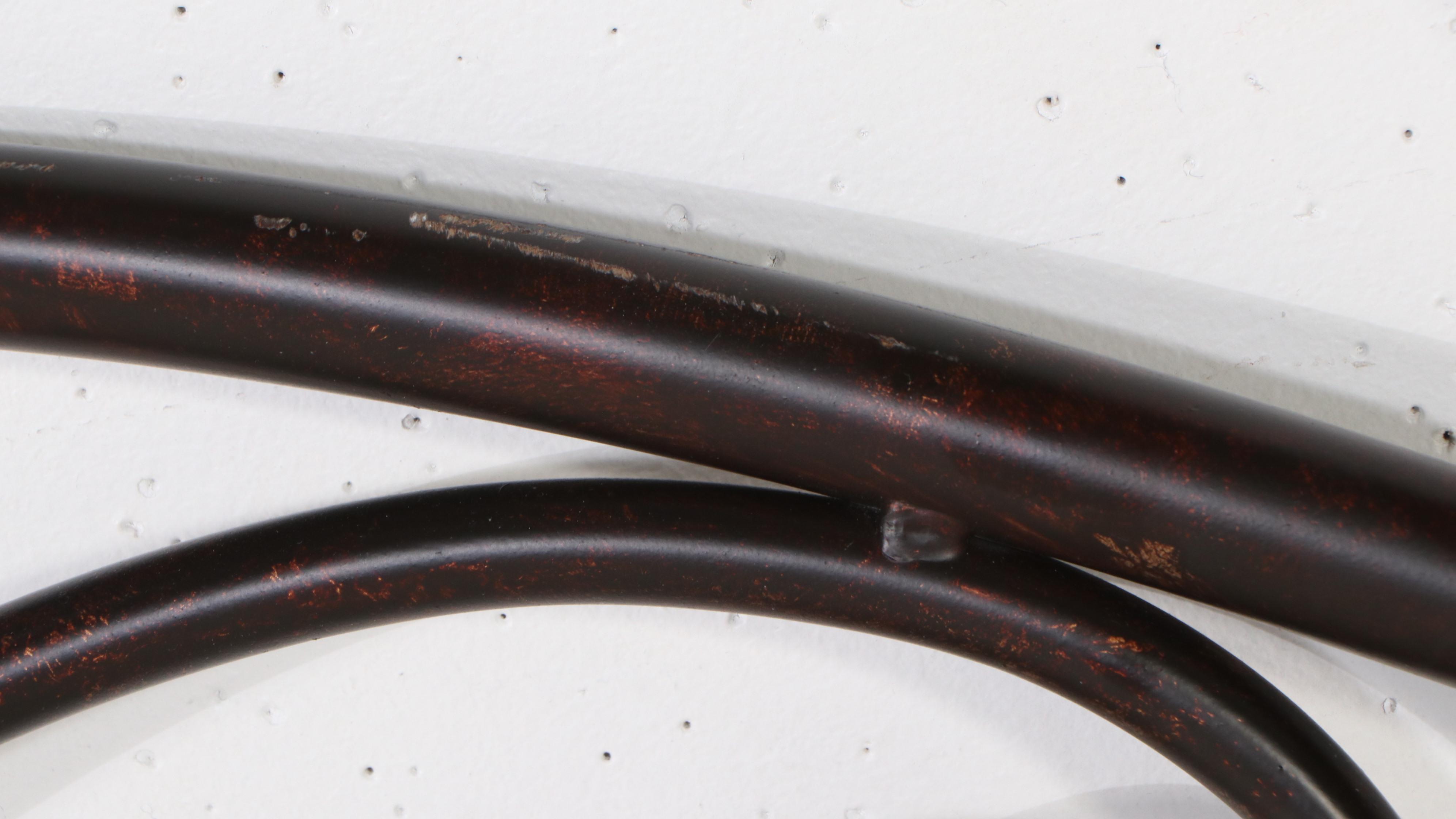 Victorian Style Wrought Metal Queen Size Bed Frame