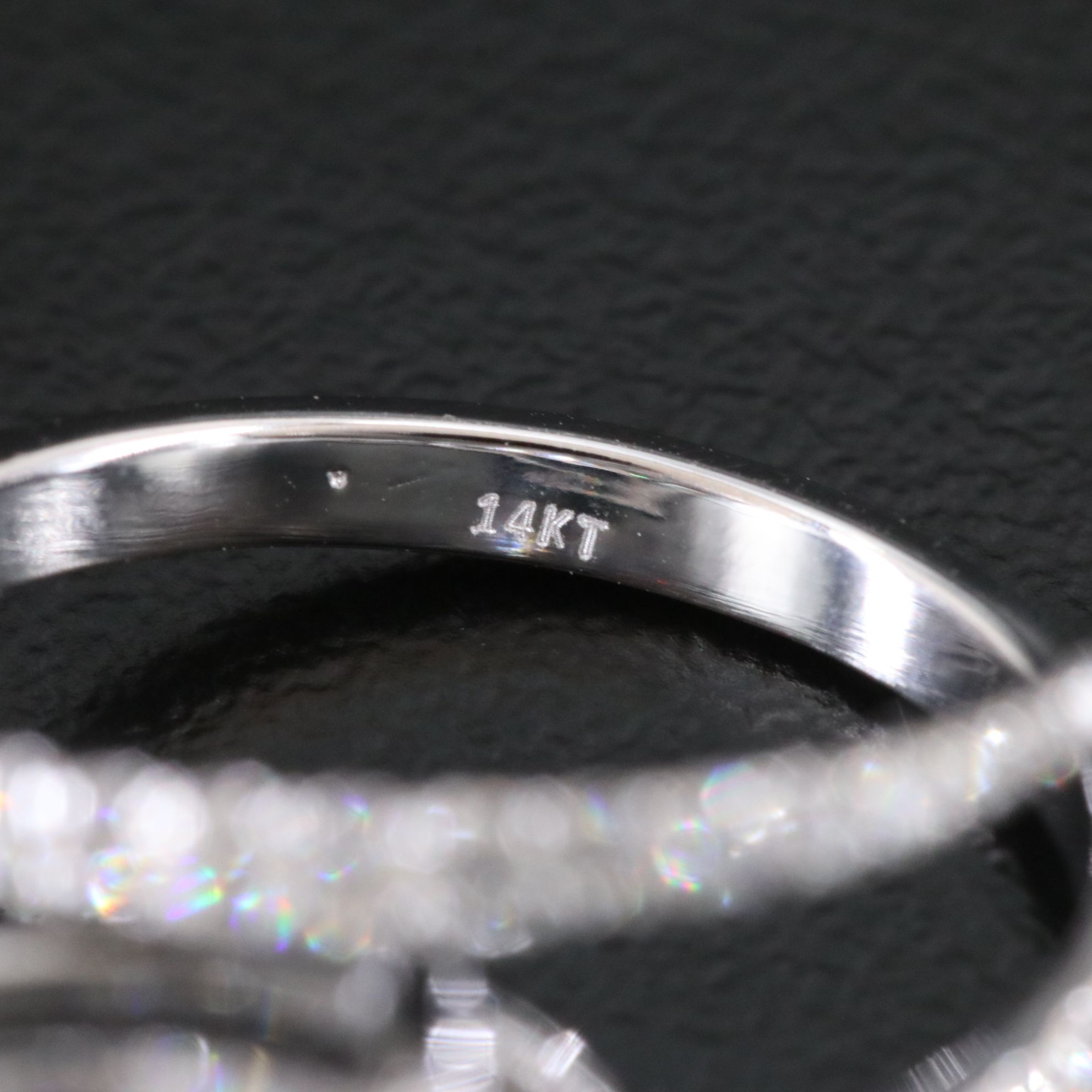 14K 6.35 CTW Lab Grown Diamond Wrap Ring with IGI Report