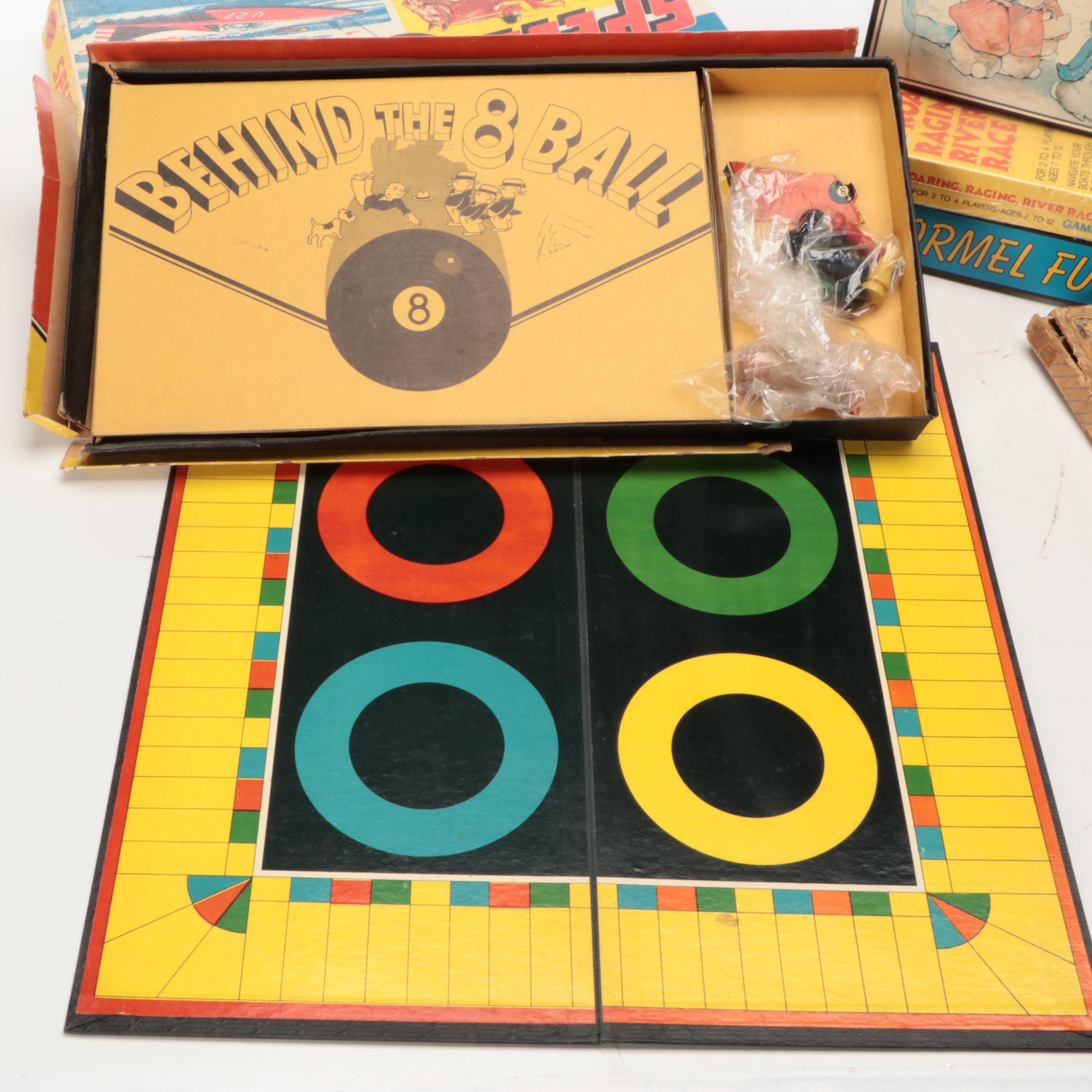 "Behind The 8 Ball", "Formel Fun", "Speed-O-Rama", and More Board Games