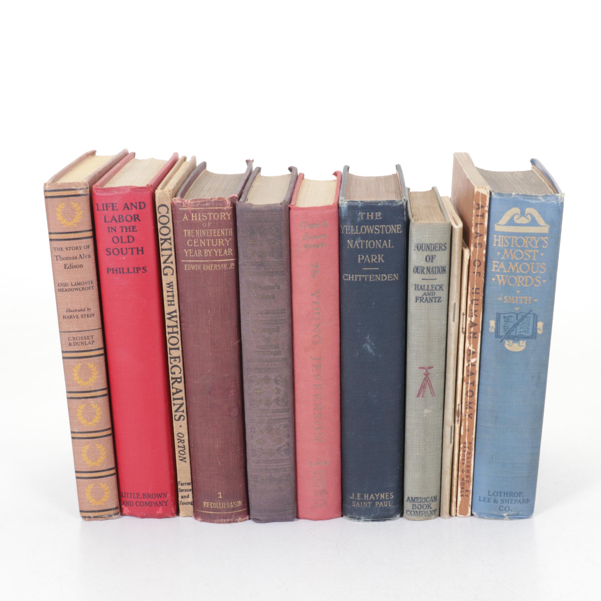 "History's Most Famous Words" and Other Books, Early to Mid-20th Century