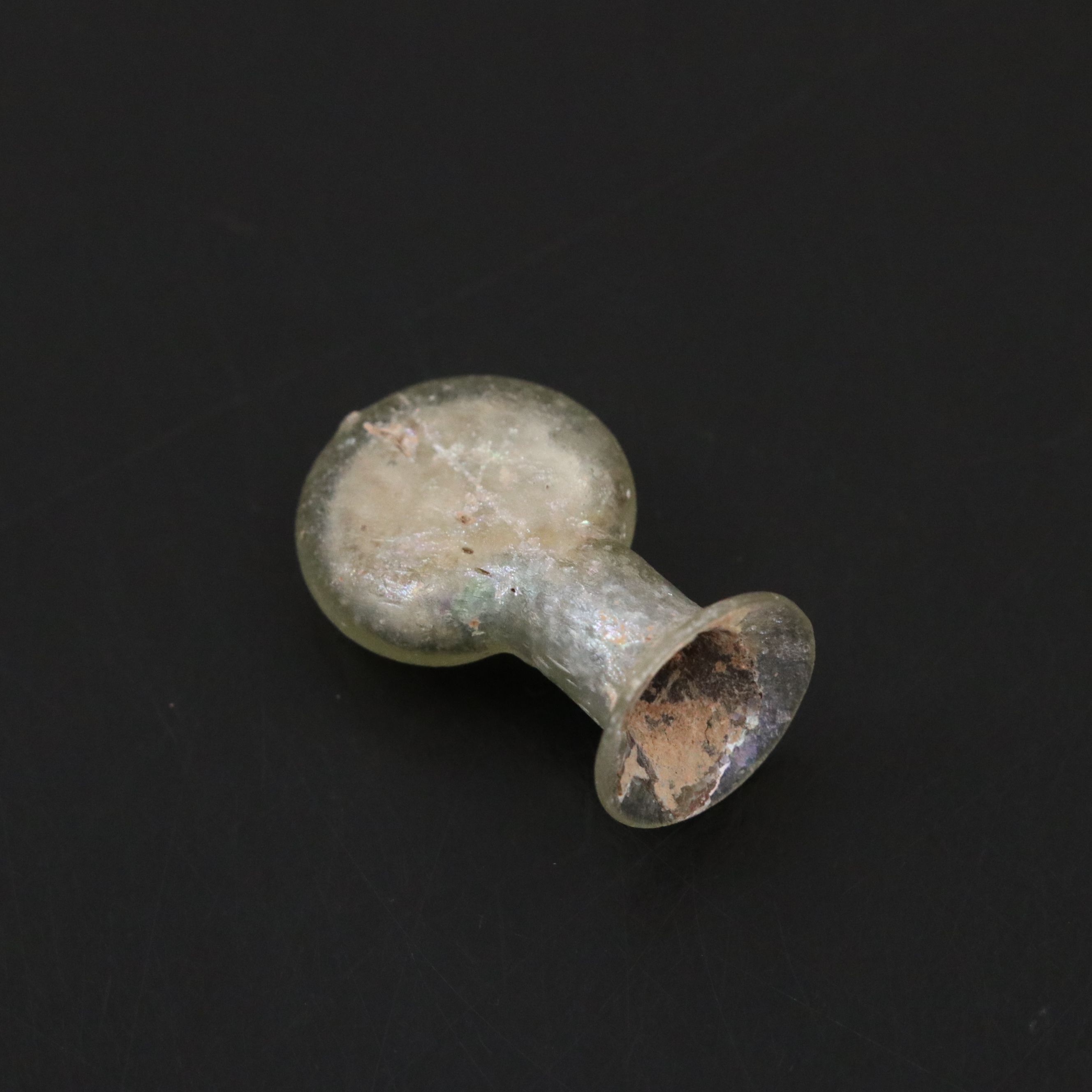 Ancient Roman Miniature Glass Bottle