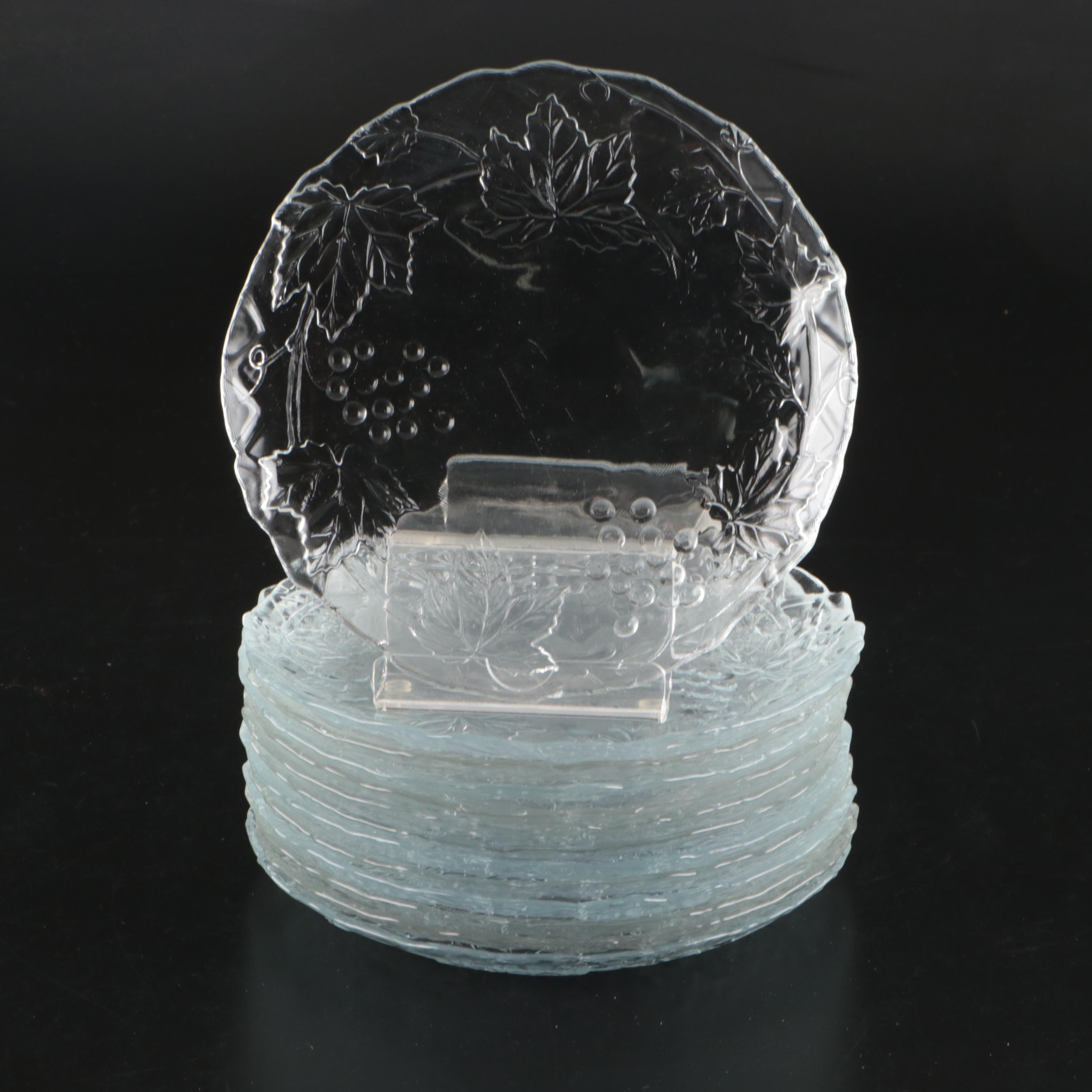 Victorian Style and Other Pressed Glass Plates