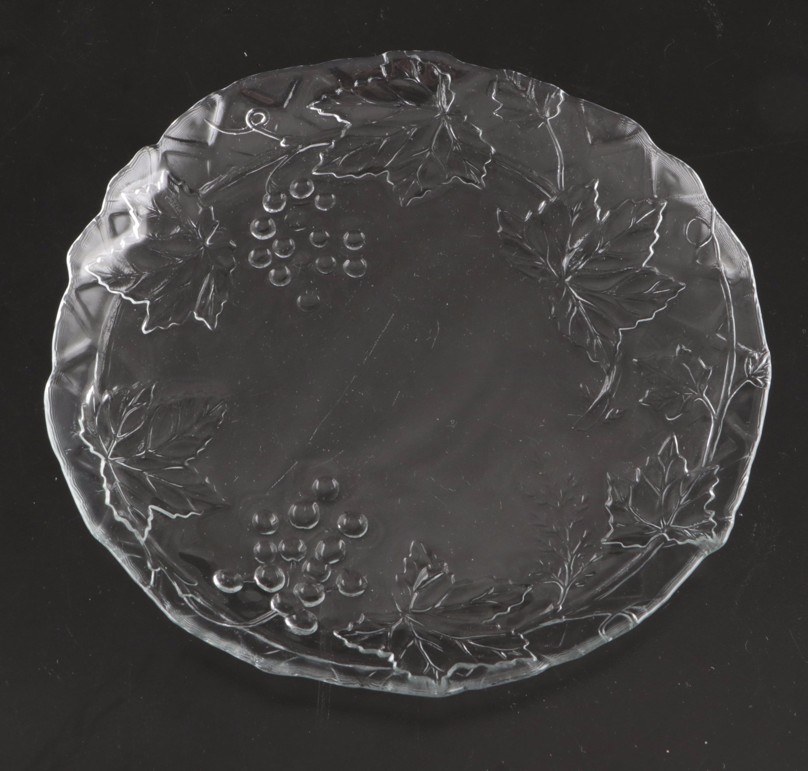 Victorian Style and Other Pressed Glass Plates
