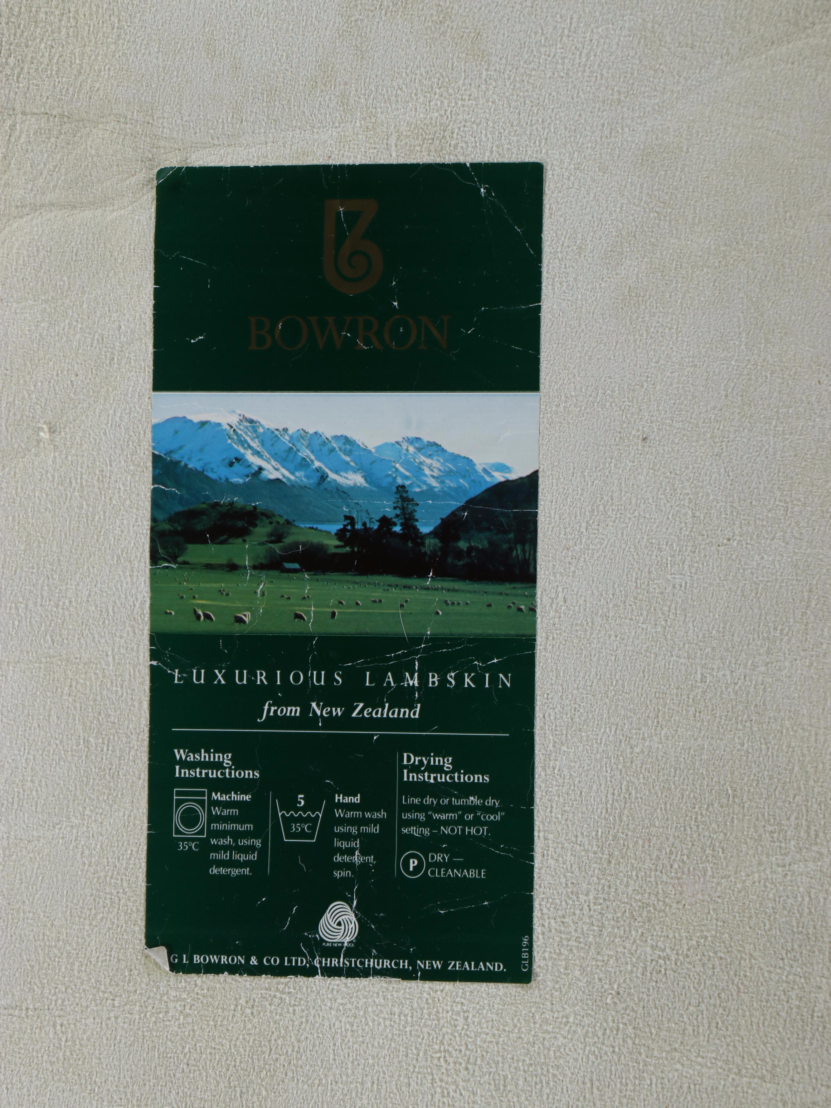 Bowron Gold Star Collection Lambskins