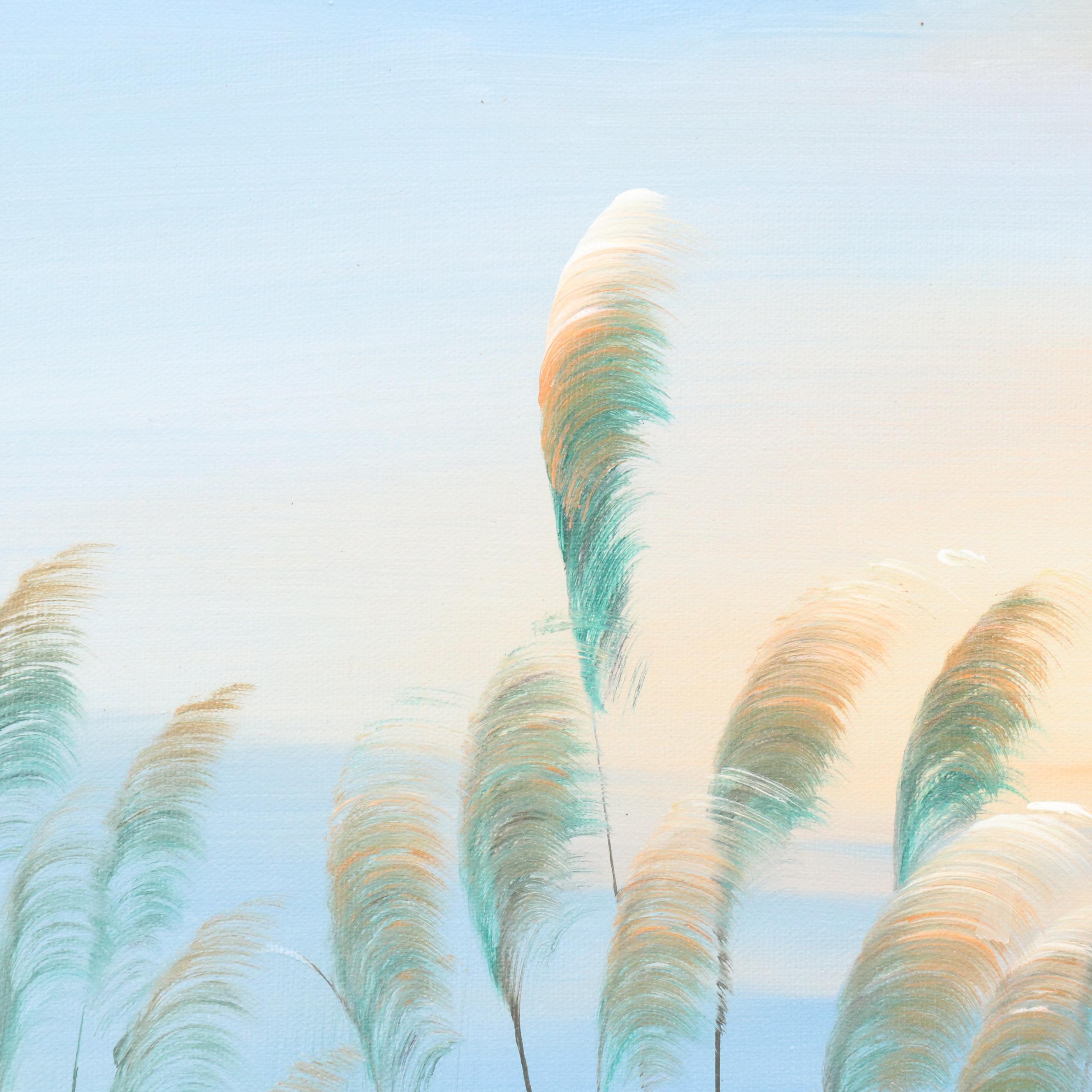 Coastal Landscape Oil Painting, 21st Century