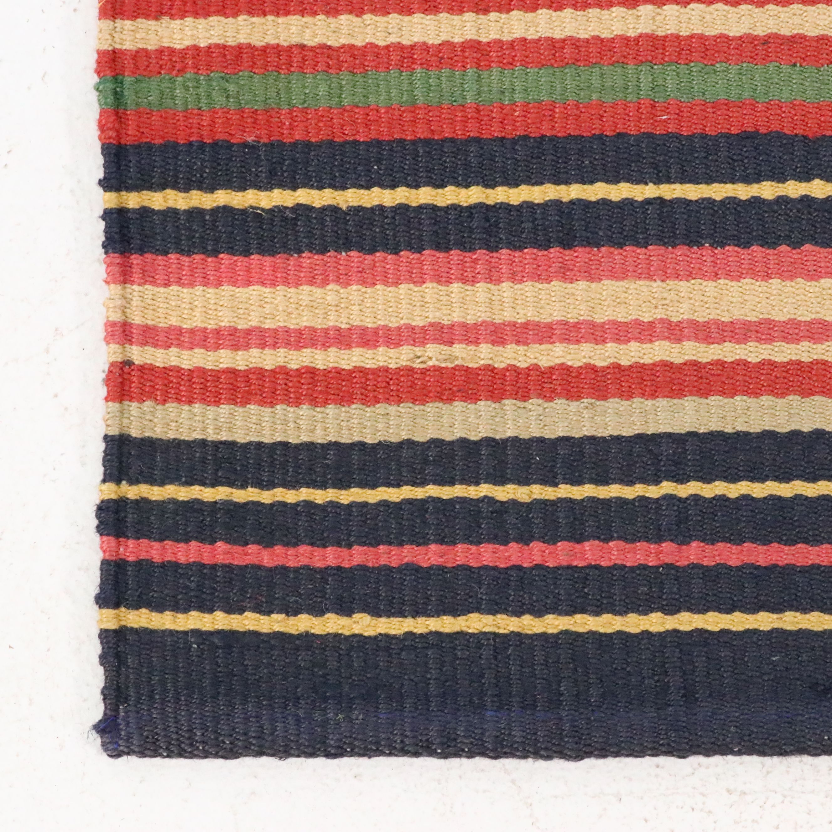 5'2 x 8'1 Handwoven Indian Dhurrie Jute and Cotton Area Rug