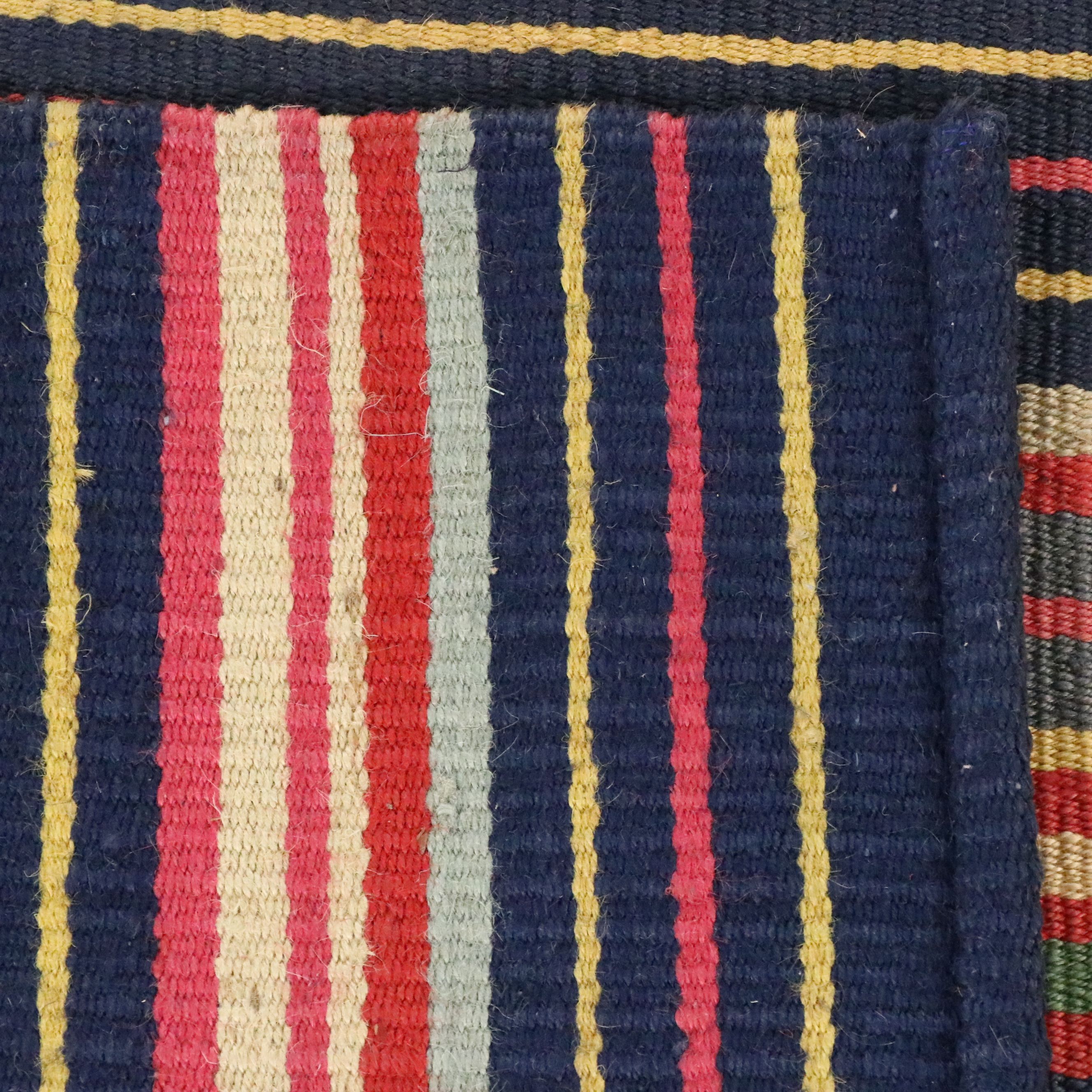 5'2 x 8'1 Handwoven Indian Dhurrie Jute and Cotton Area Rug