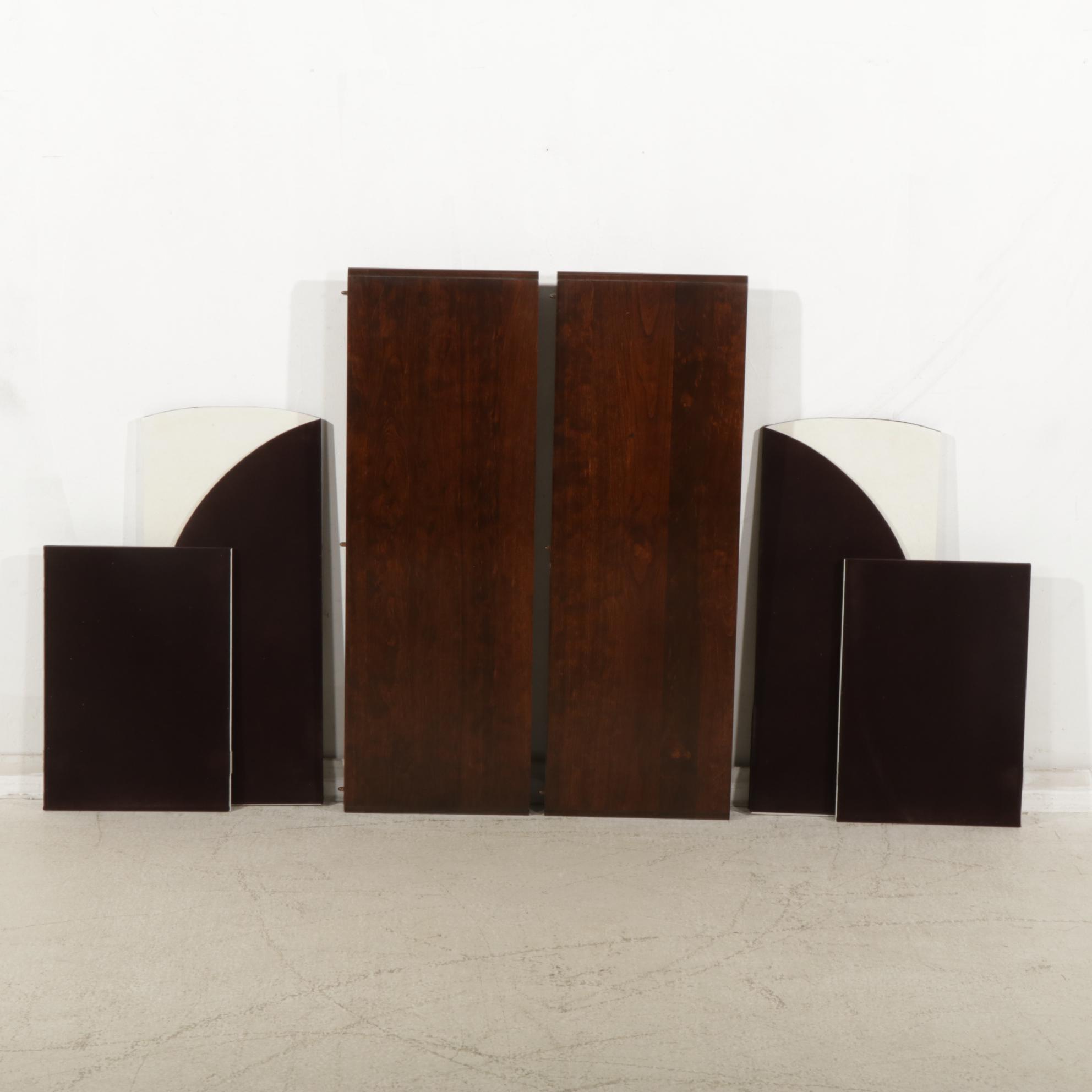 Pennsylvania House Cherry Dining Table and Six Chairs, Late 20th Century