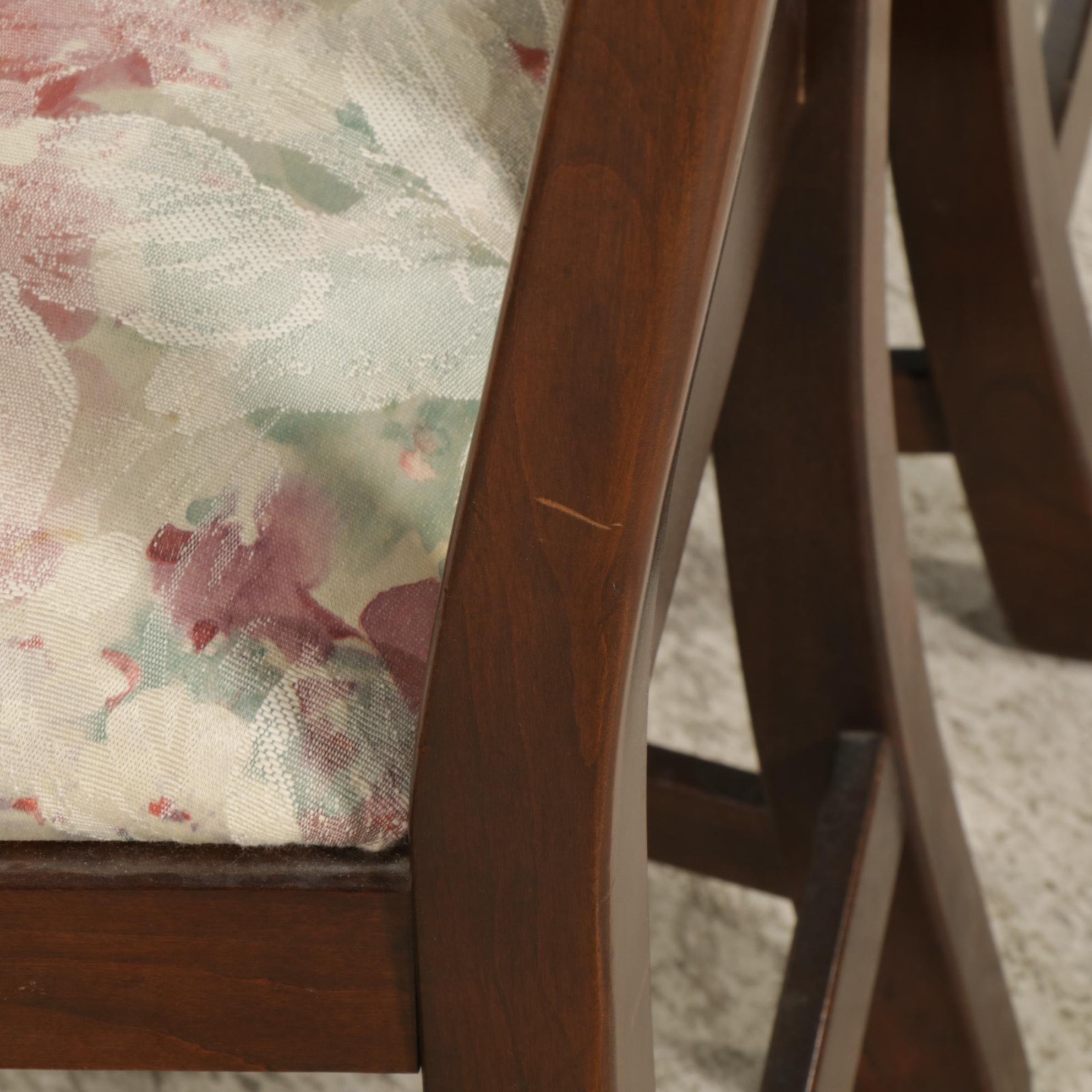 Pennsylvania House Cherry Dining Table and Six Chairs, Late 20th Century