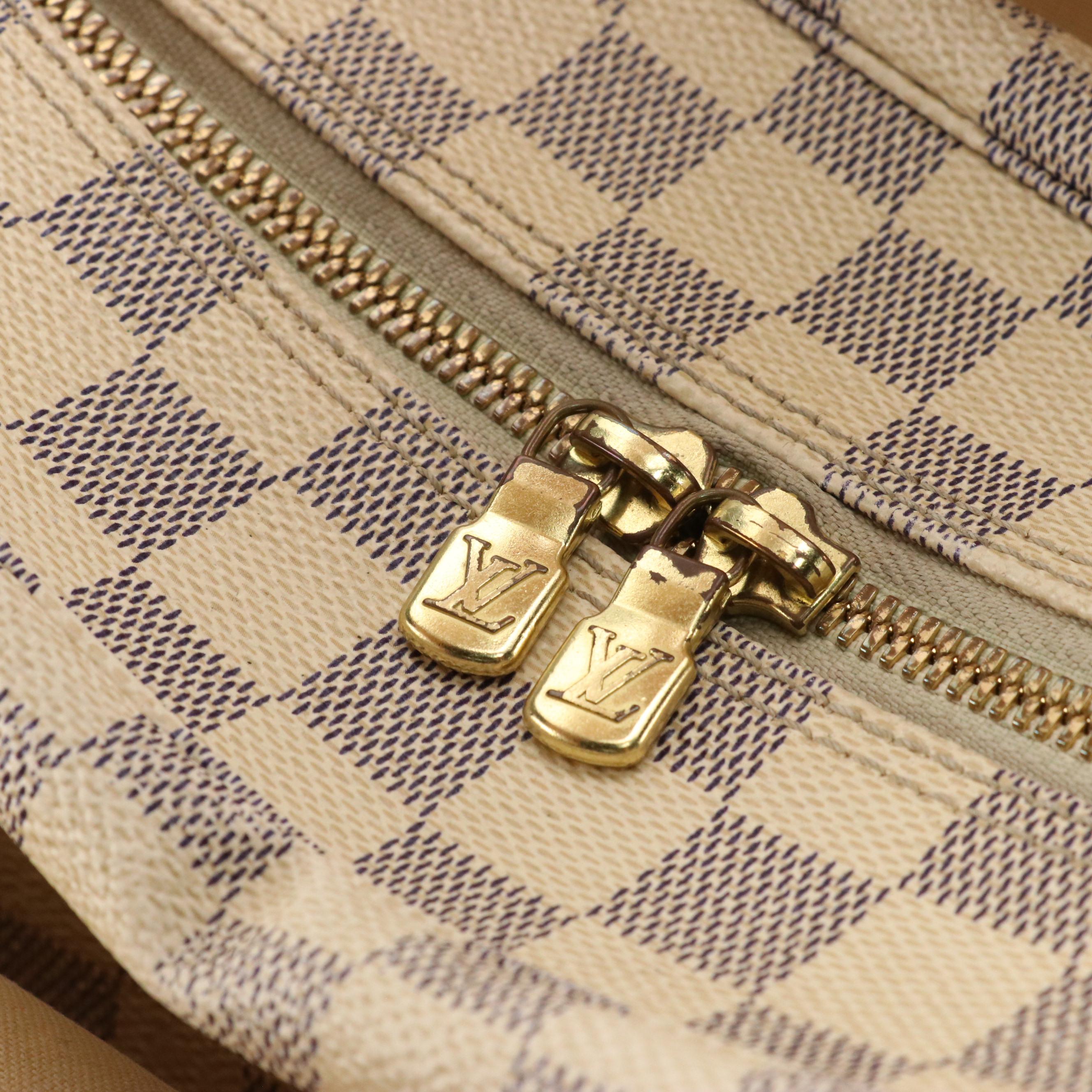 Louis Vuitton Naviglio Bag in Damier Azur Canvas