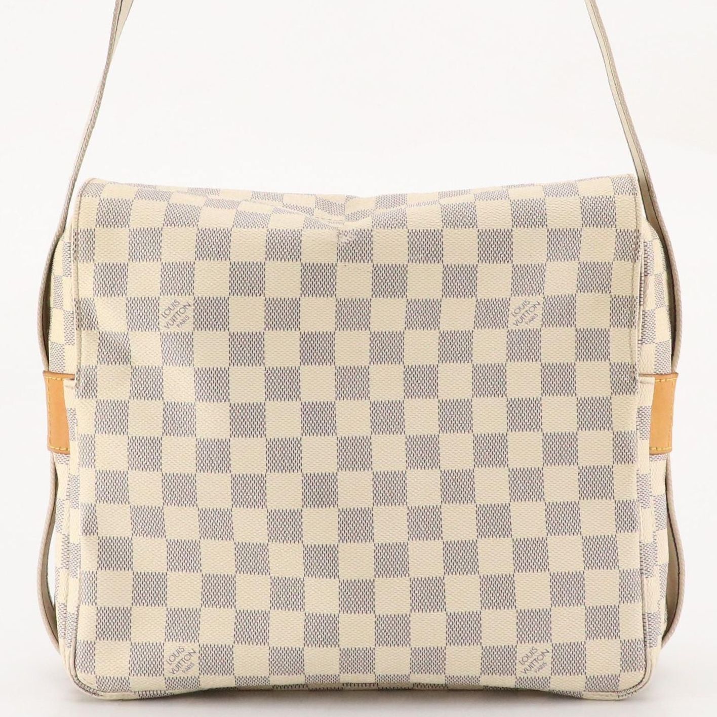 Louis Vuitton Naviglio Bag in Damier Azur Canvas