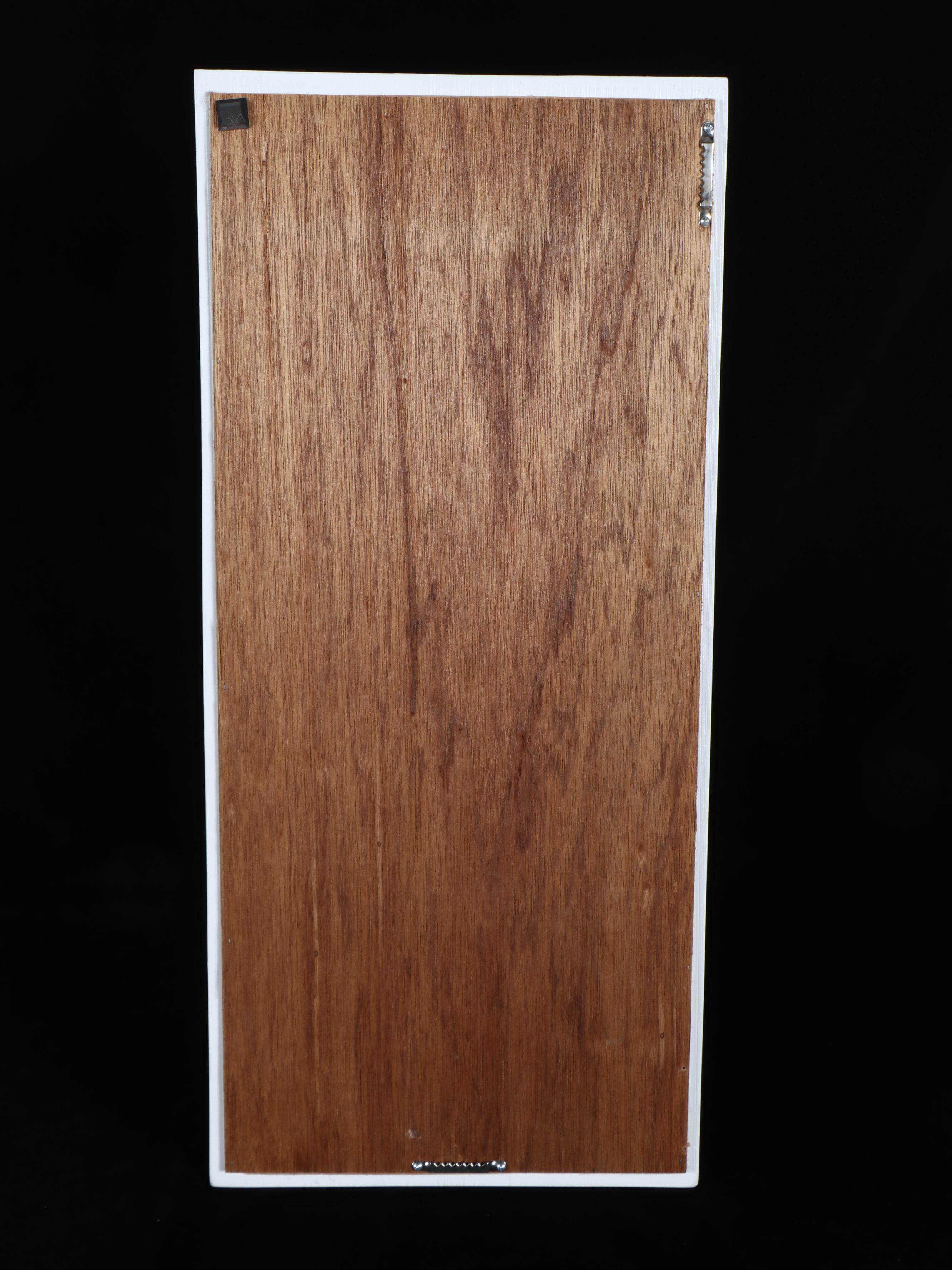 Wall Mirror with Wooden White Scrolled Overlay