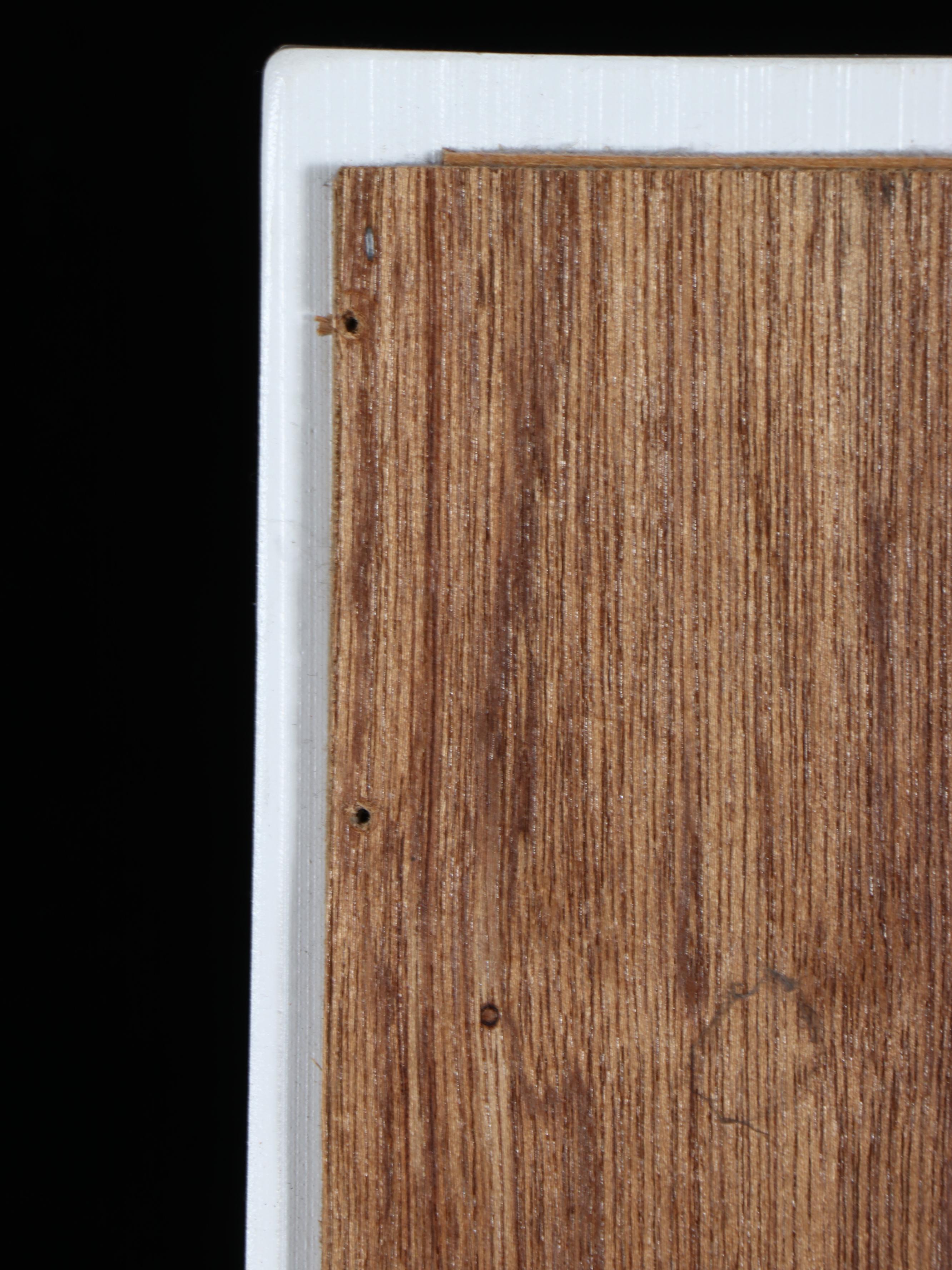 Wall Mirror with Wooden White Scrolled Overlay