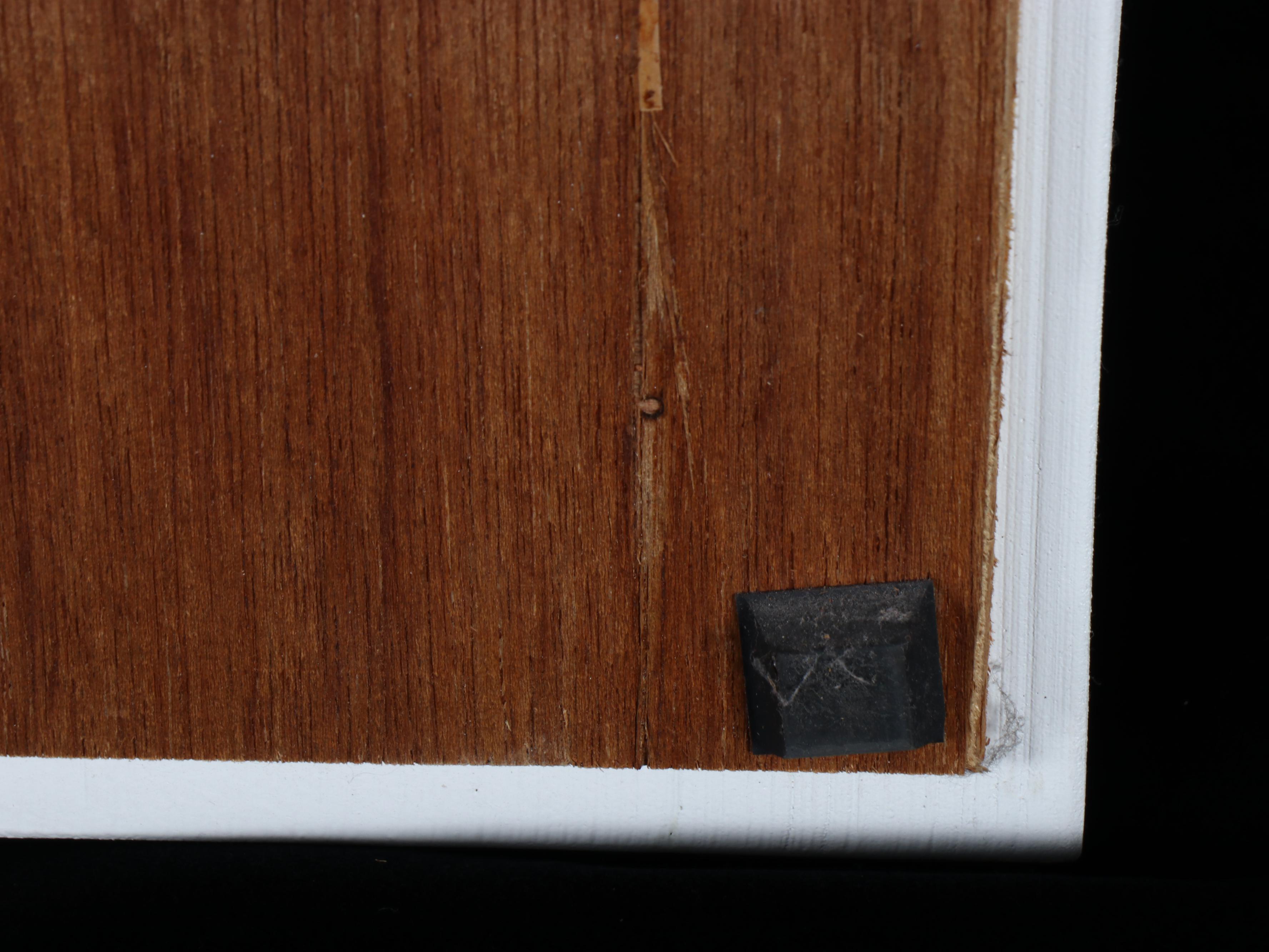 Wall Mirror with Wooden White Scrolled Overlay