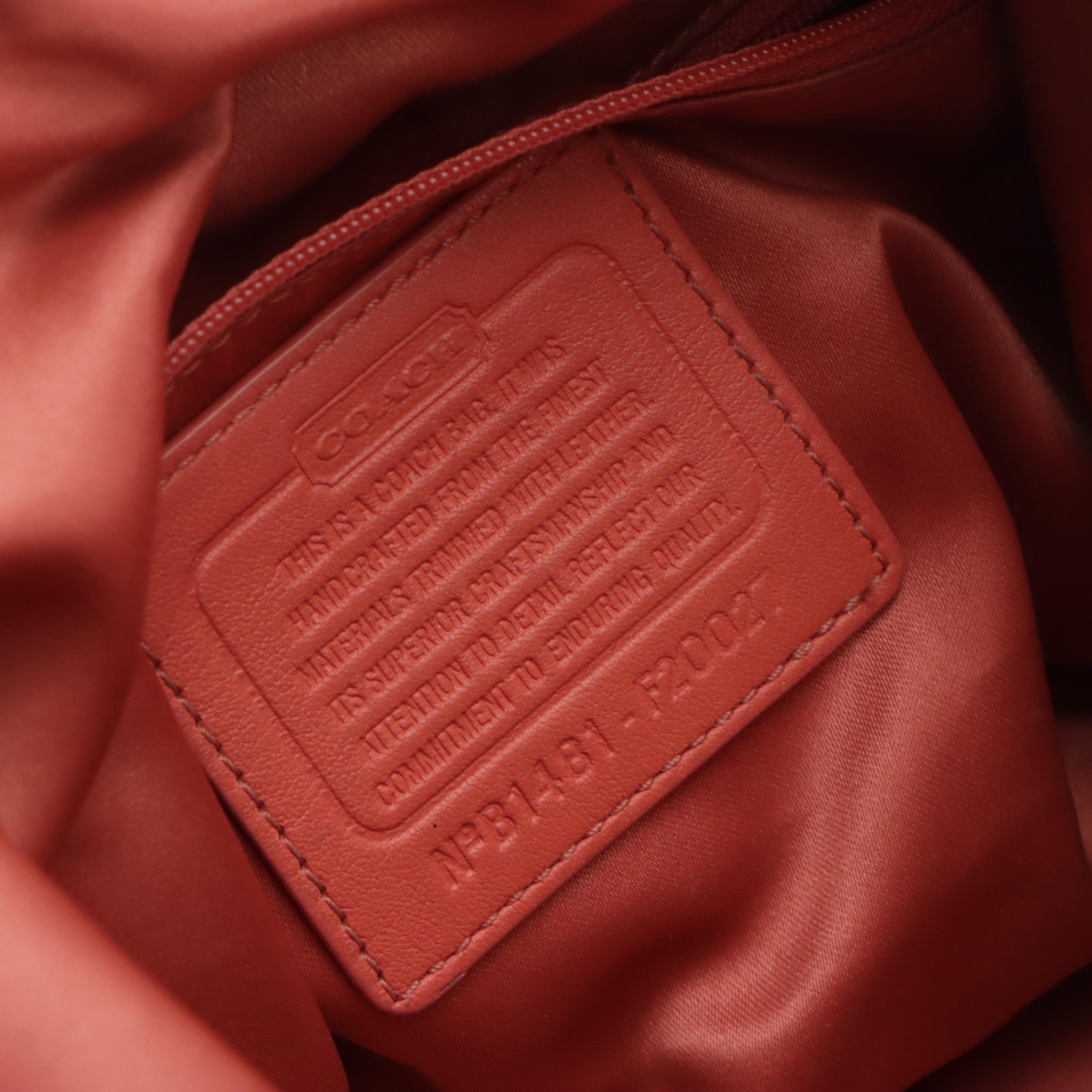 Coach Ashley Two-Way Satchels in Shimmery Leather and Signature Dotted C Canvas