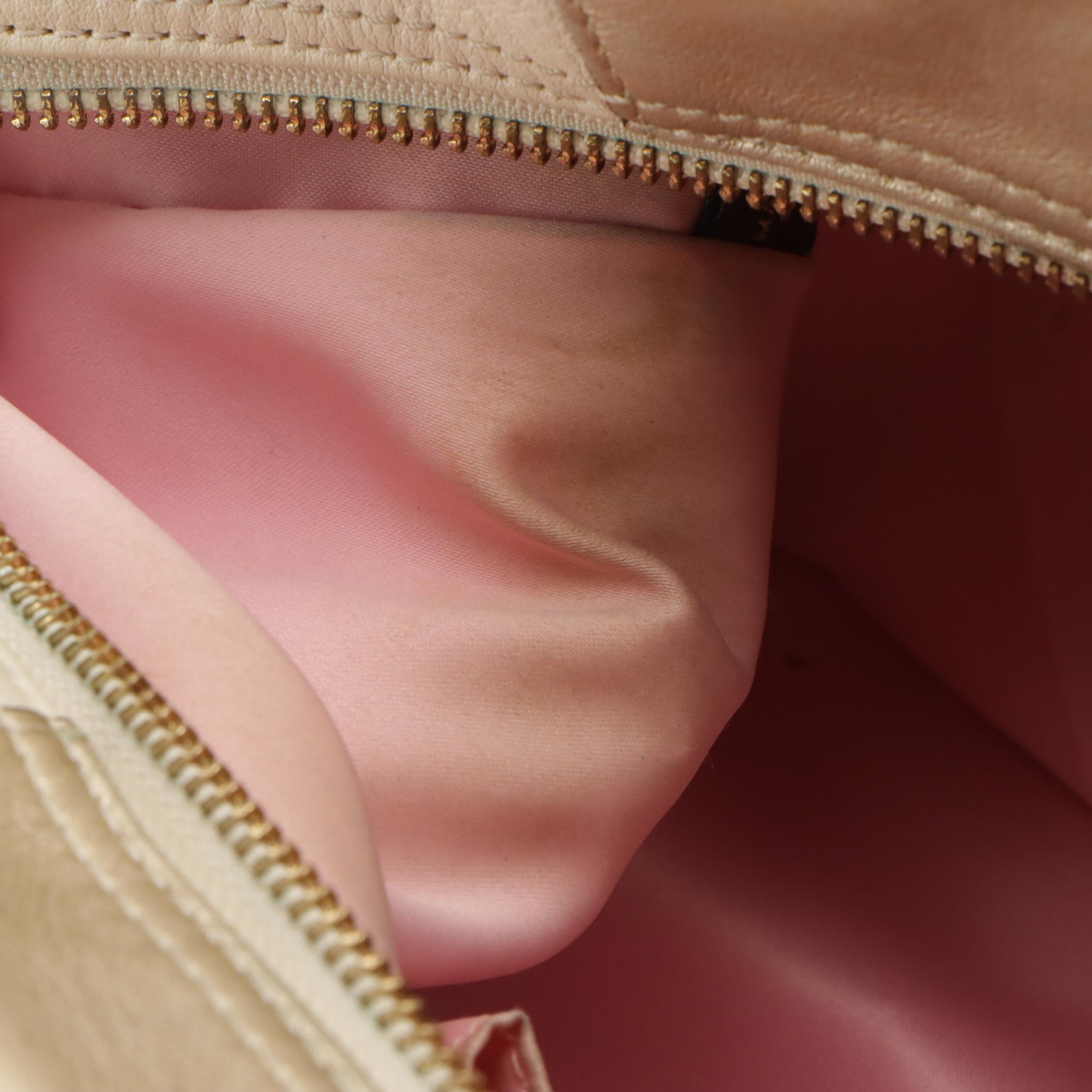 Coach Ashley Two-Way Satchels in Shimmery Leather and Signature Dotted C Canvas