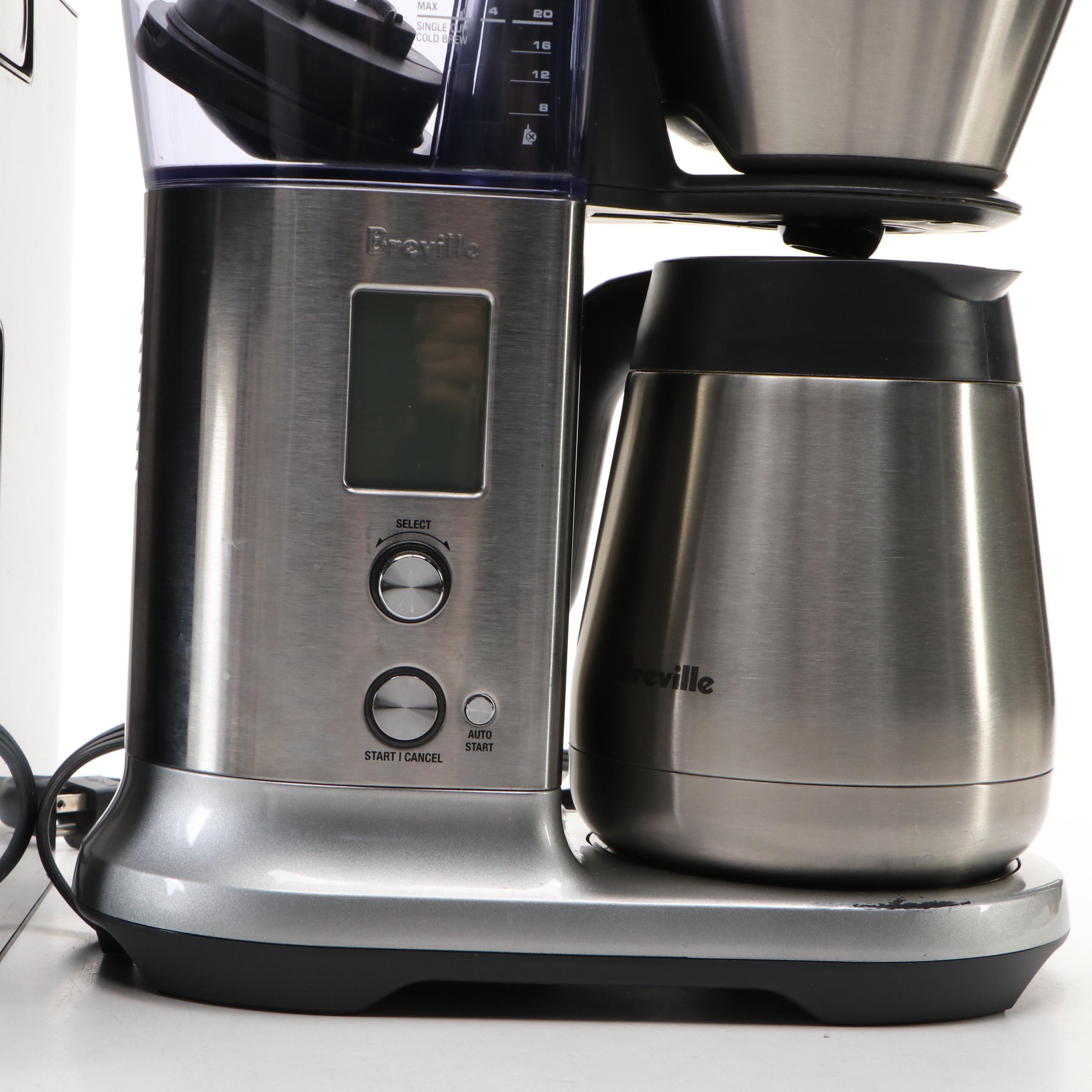 Keurig and Breville Coffee Makers with Water Filter Cartridges