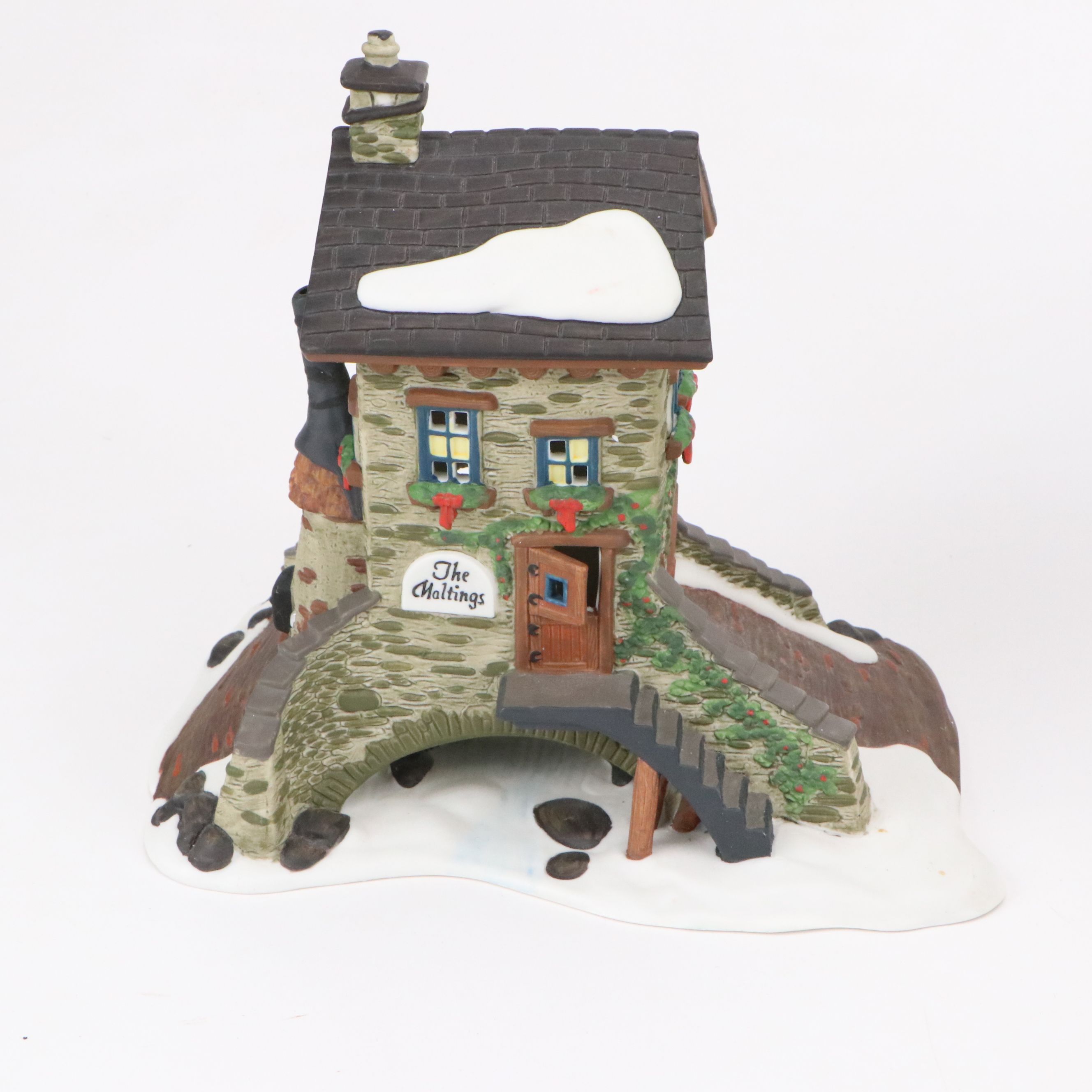 Department 56 "Dickens' Village Series" Hand-Painted Bisque Porcelain Houses