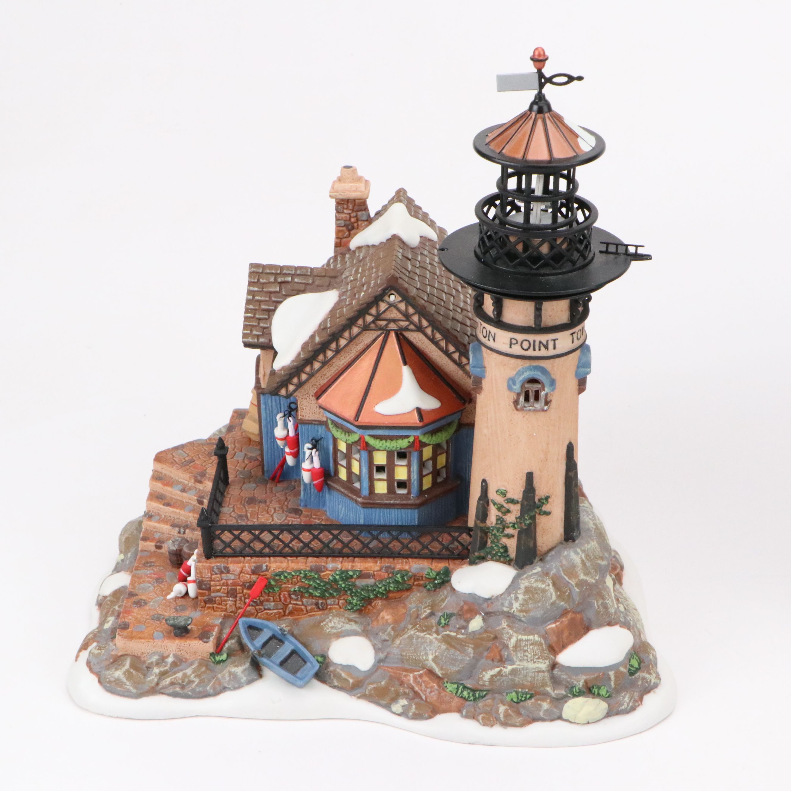 Department 56 "Dickens' Village Series" Hand-Painted Bisque Porcelain Houses