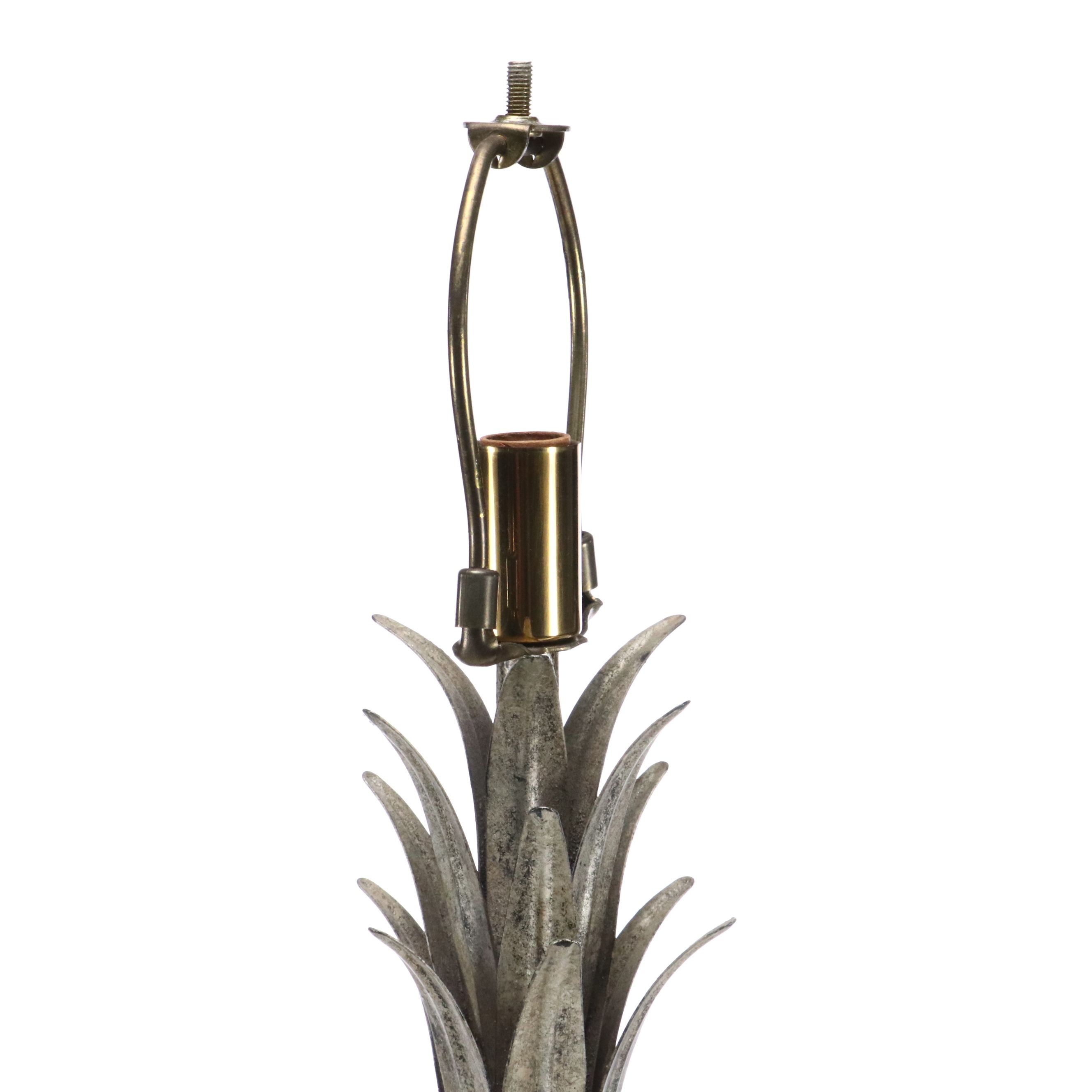 Bombay French Style Metal Bookends, Silver Console Lamp, Easel and Finial