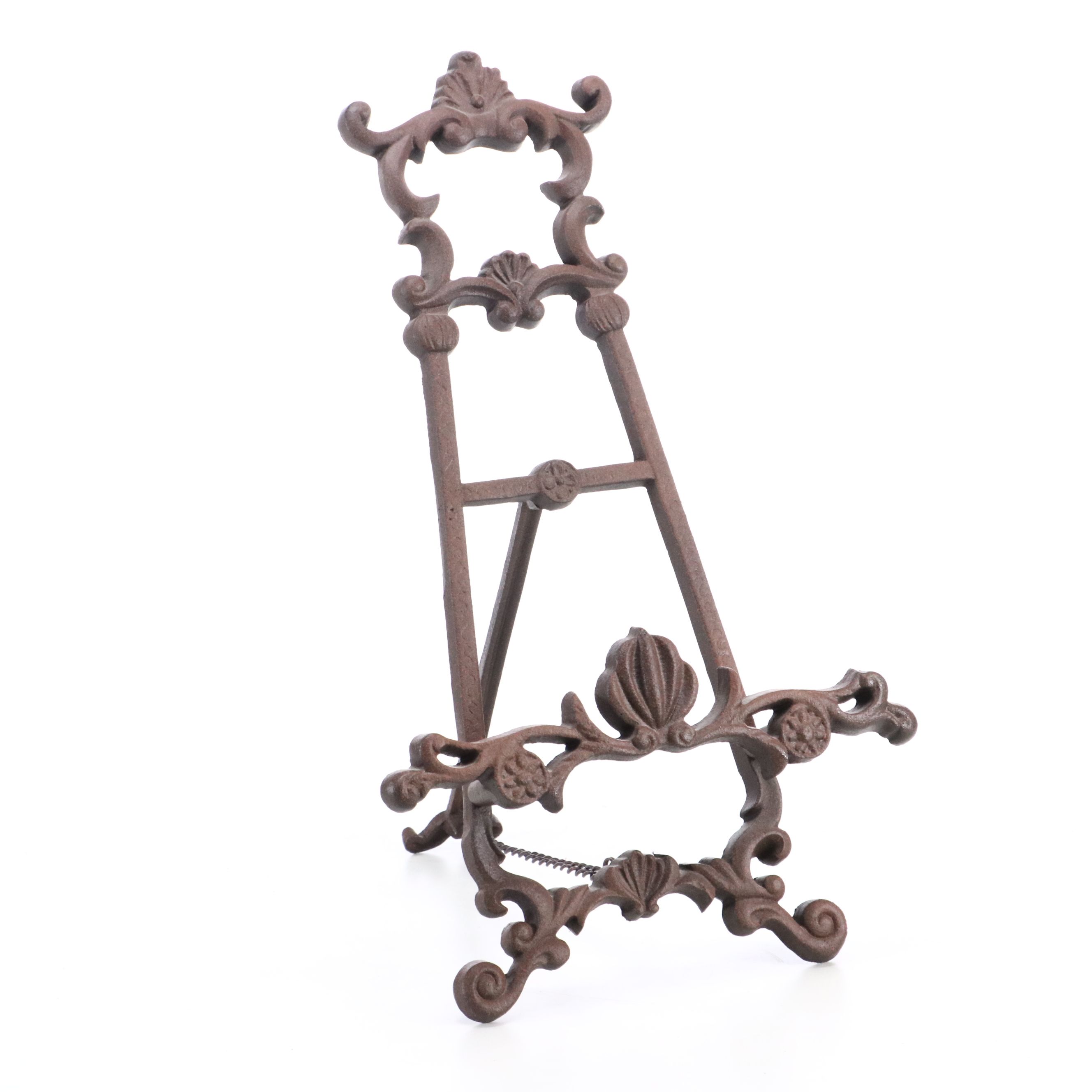 Bombay French Style Metal Bookends, Silver Console Lamp, Easel and Finial